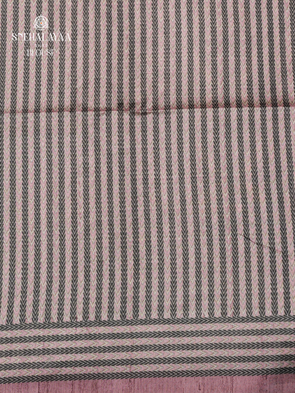 Mauve Pink Tussar Embroidery Saree