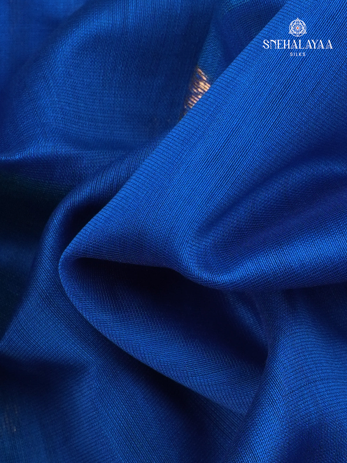 Royal Blue Maheshwari Silk Cotton Saree