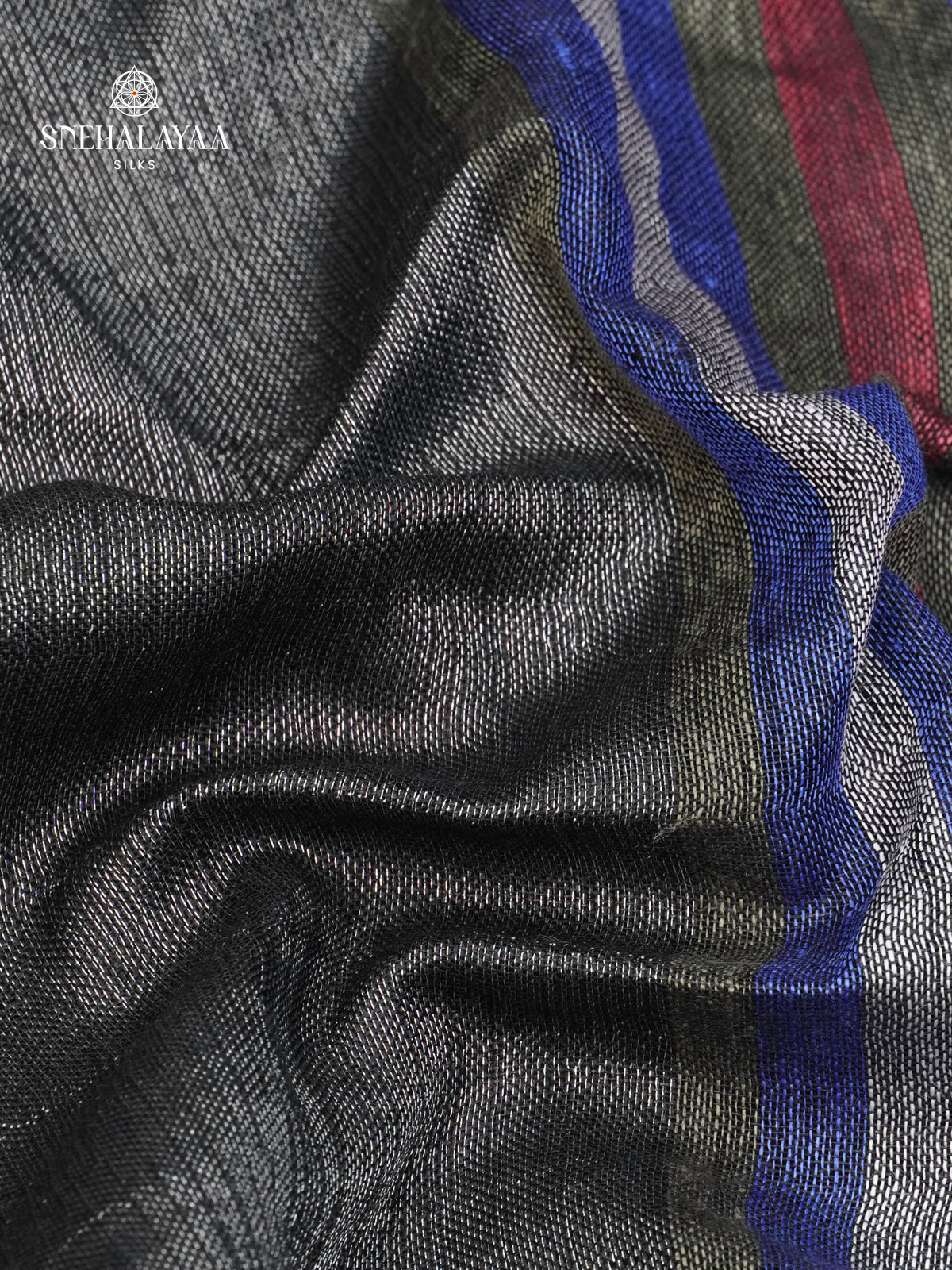 Multicolour Linen Saree