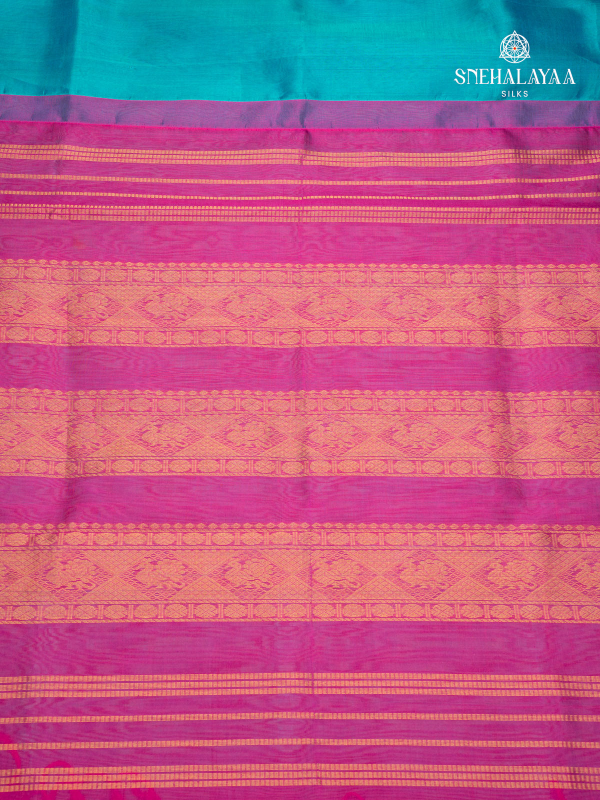 Blue Kanchi Silk Cotton Saree