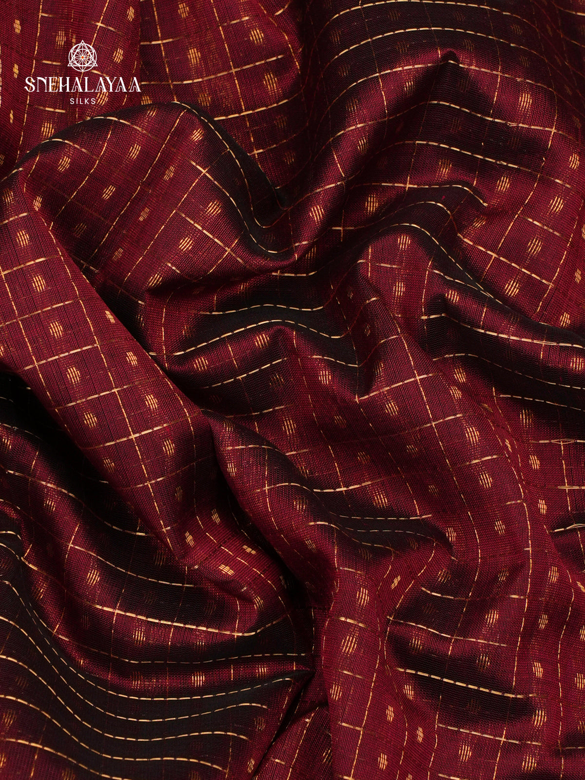 Wine Kuppadam Silk Cotton Saree with Teal Green Zari Border