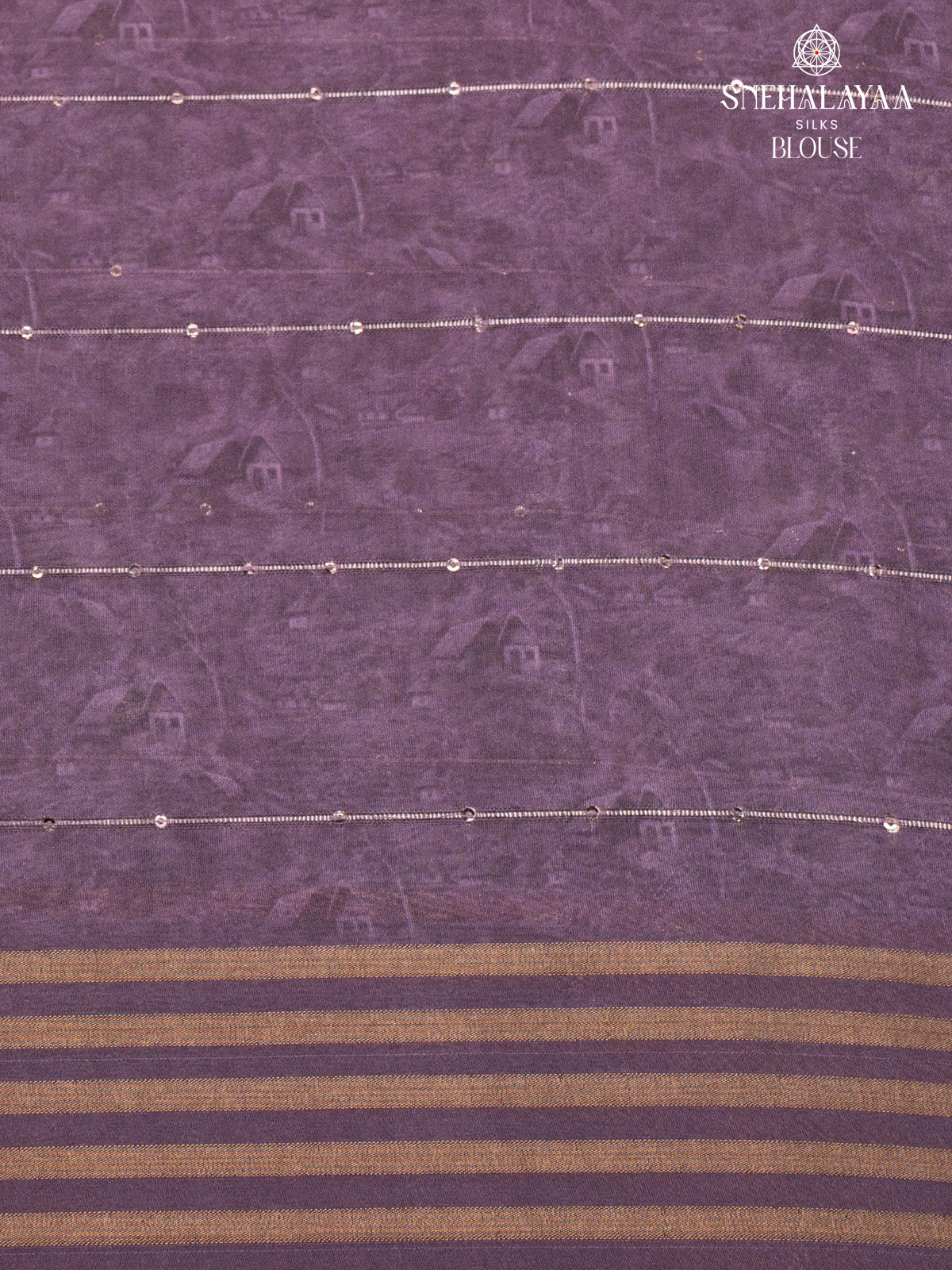 Purple Tussar Saree
