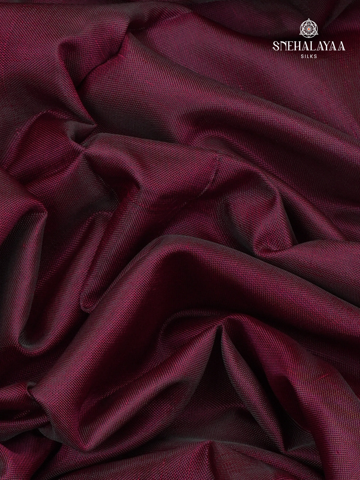 Magenta Banana Pith Saree