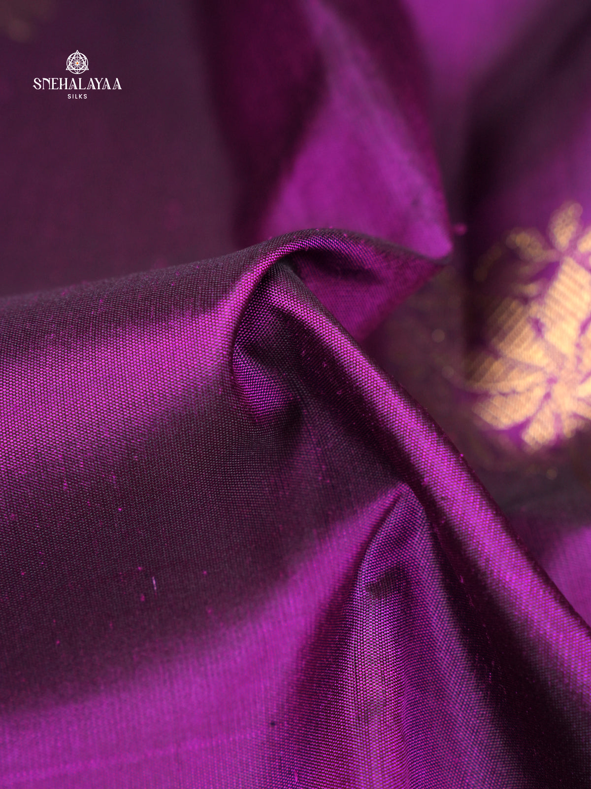 Purple Kanjivaram Silk Saree