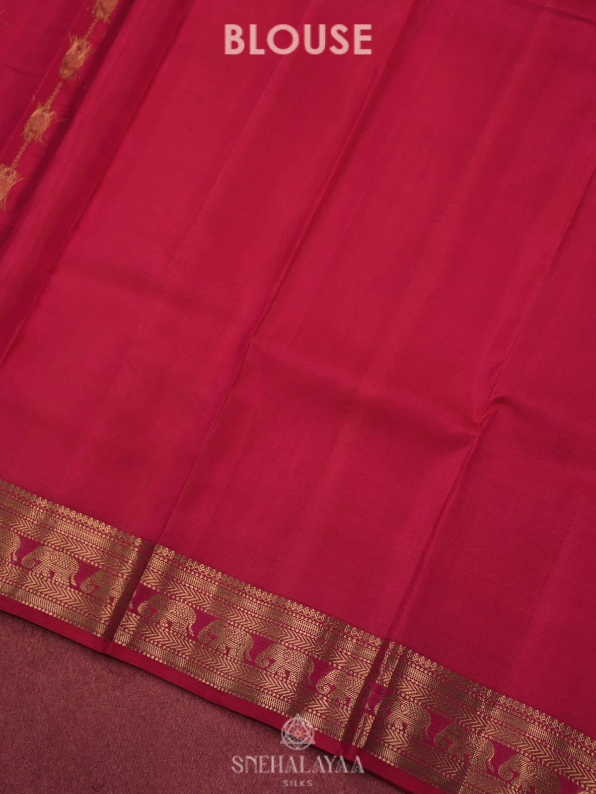 Pink Kanjivaram silk saree