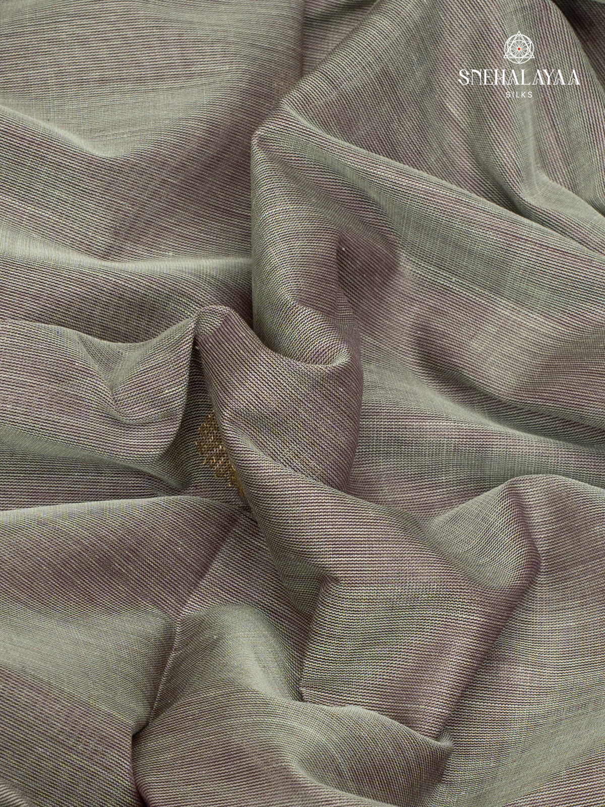 Grey Kanchi Silk Cotton Saree