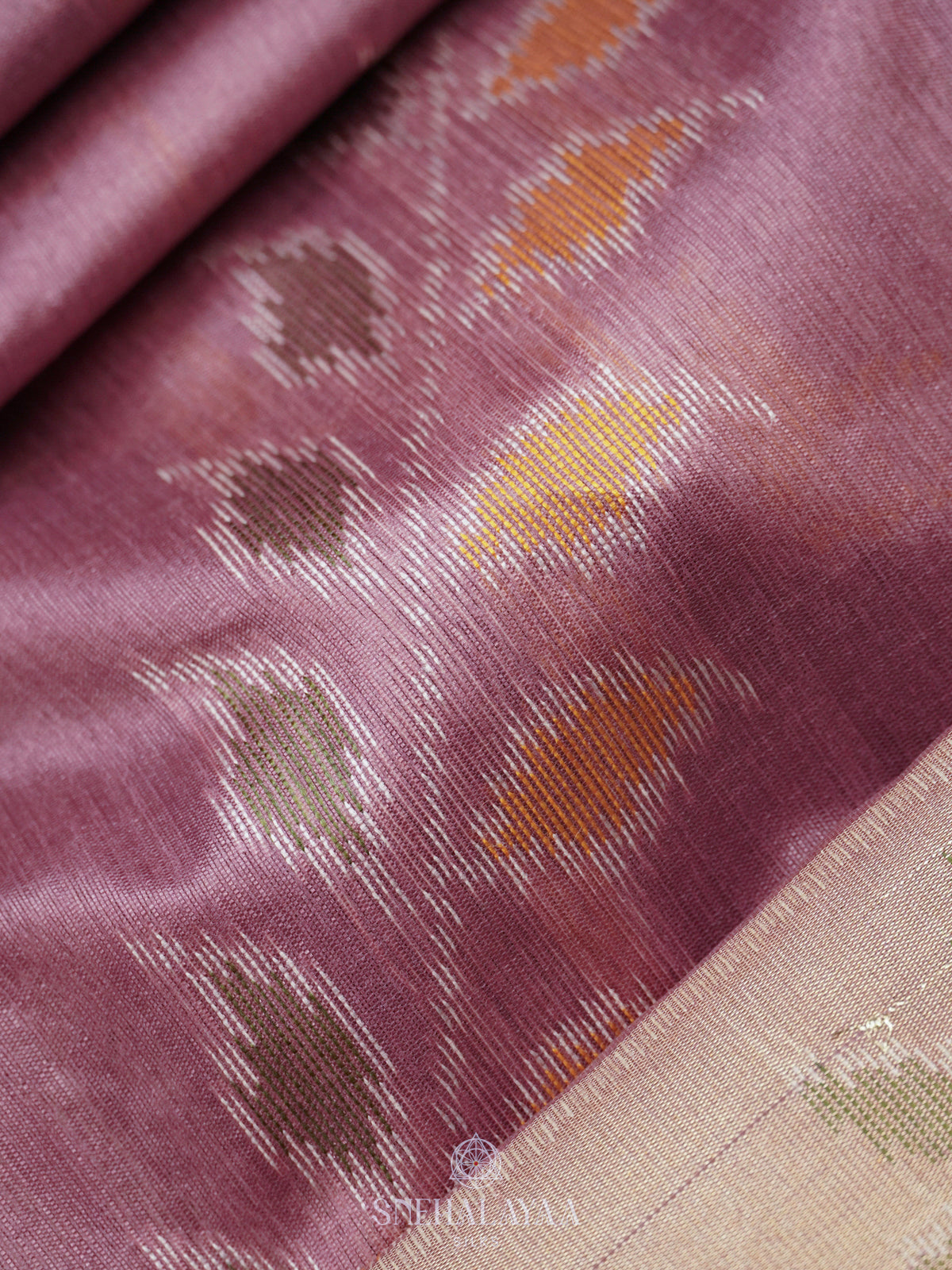 Plum Tussar Saree
