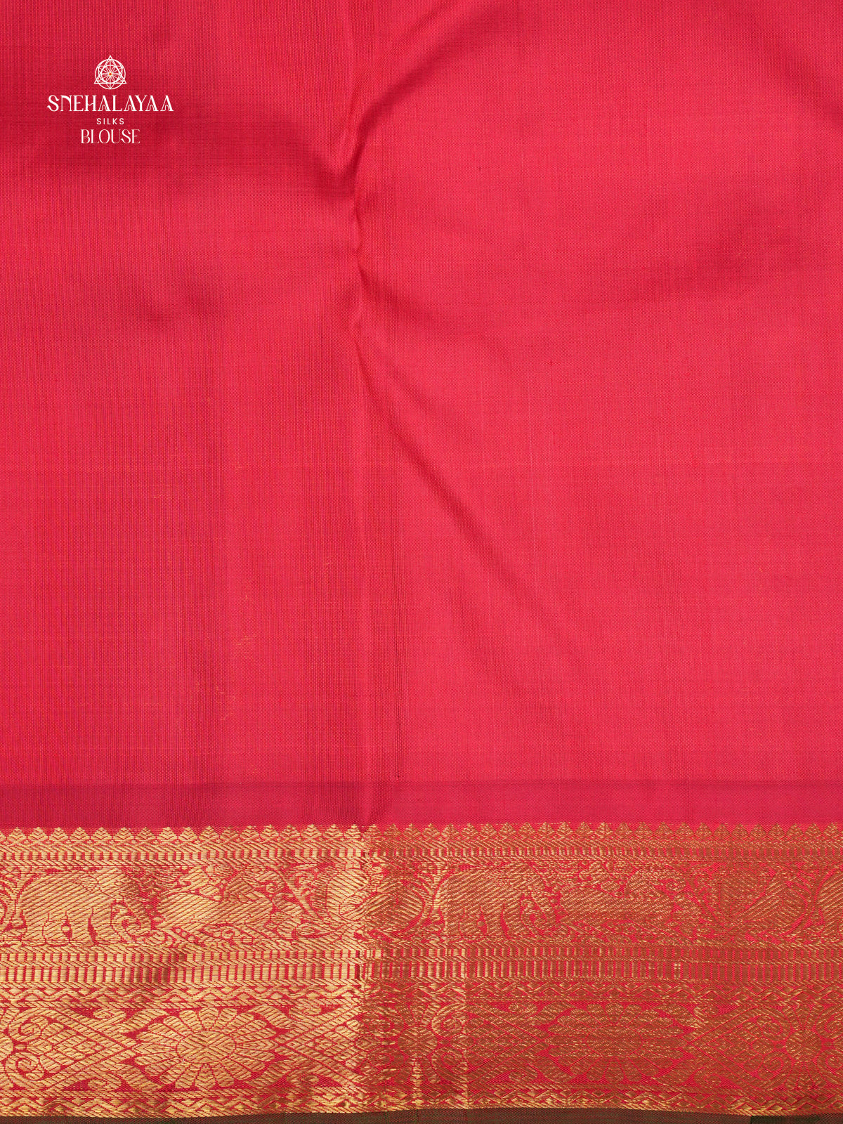 Orange Kanjivaram Silk Saree