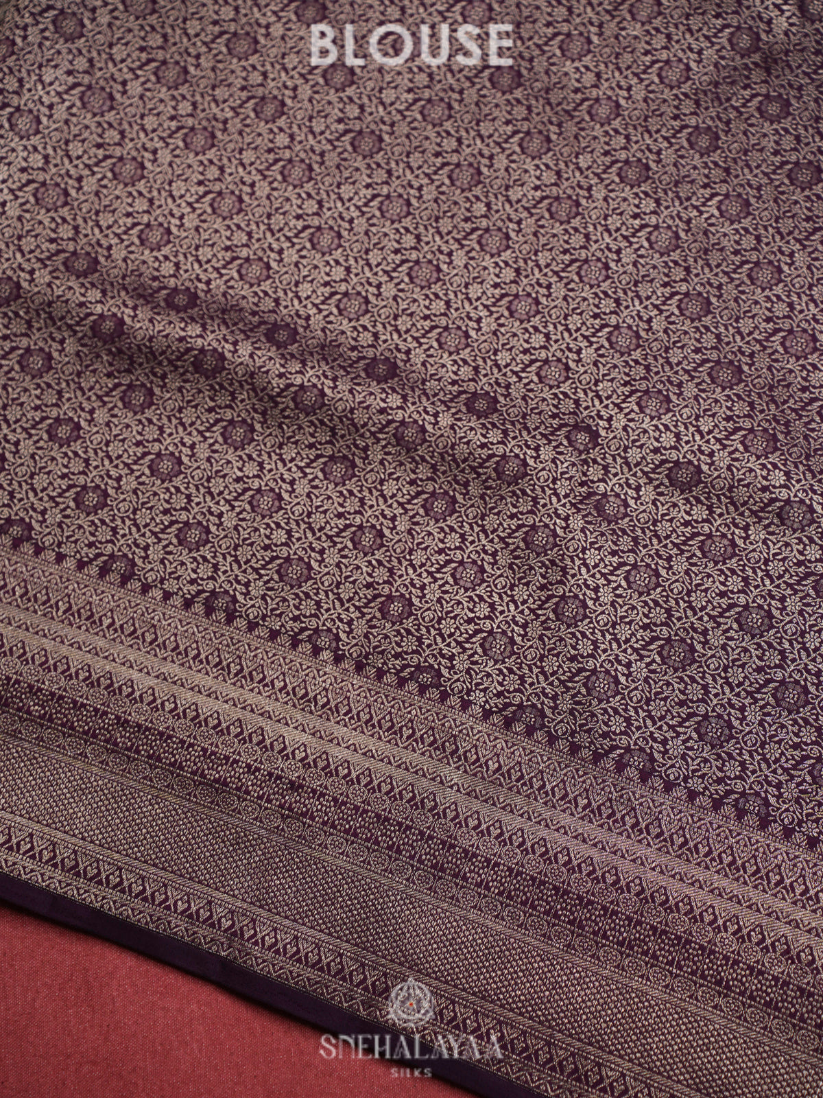 Purple Kanjivaram Silk Saree