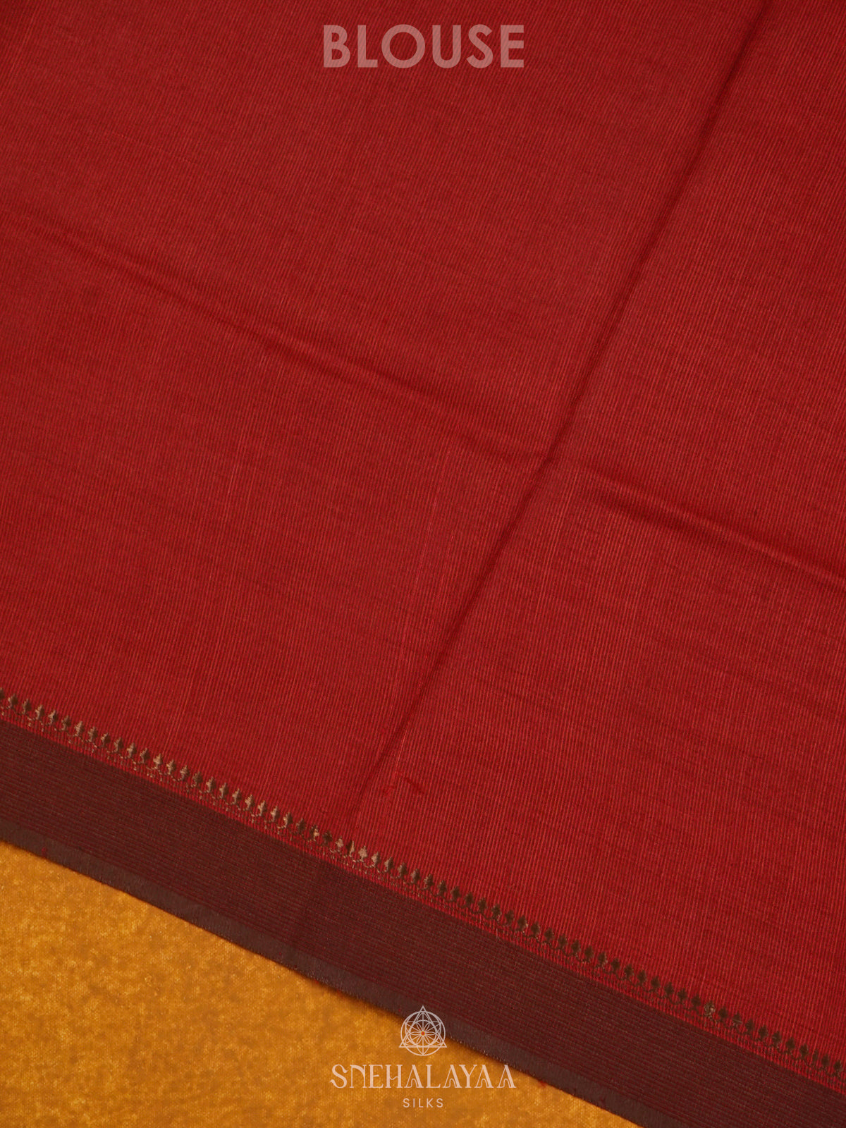 Red Tussar Saree