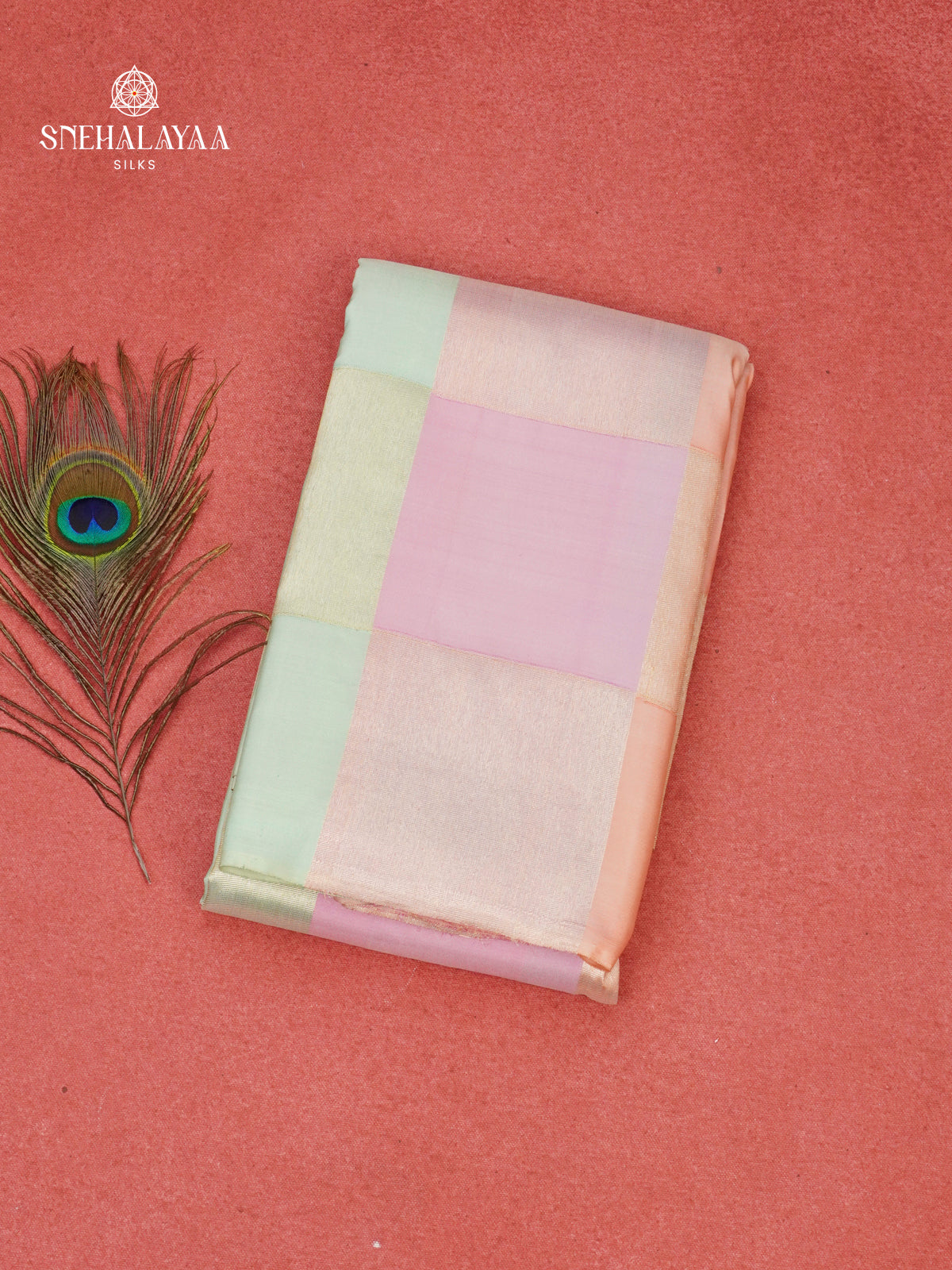 Multi Colour Kanjivaram Silk Saree