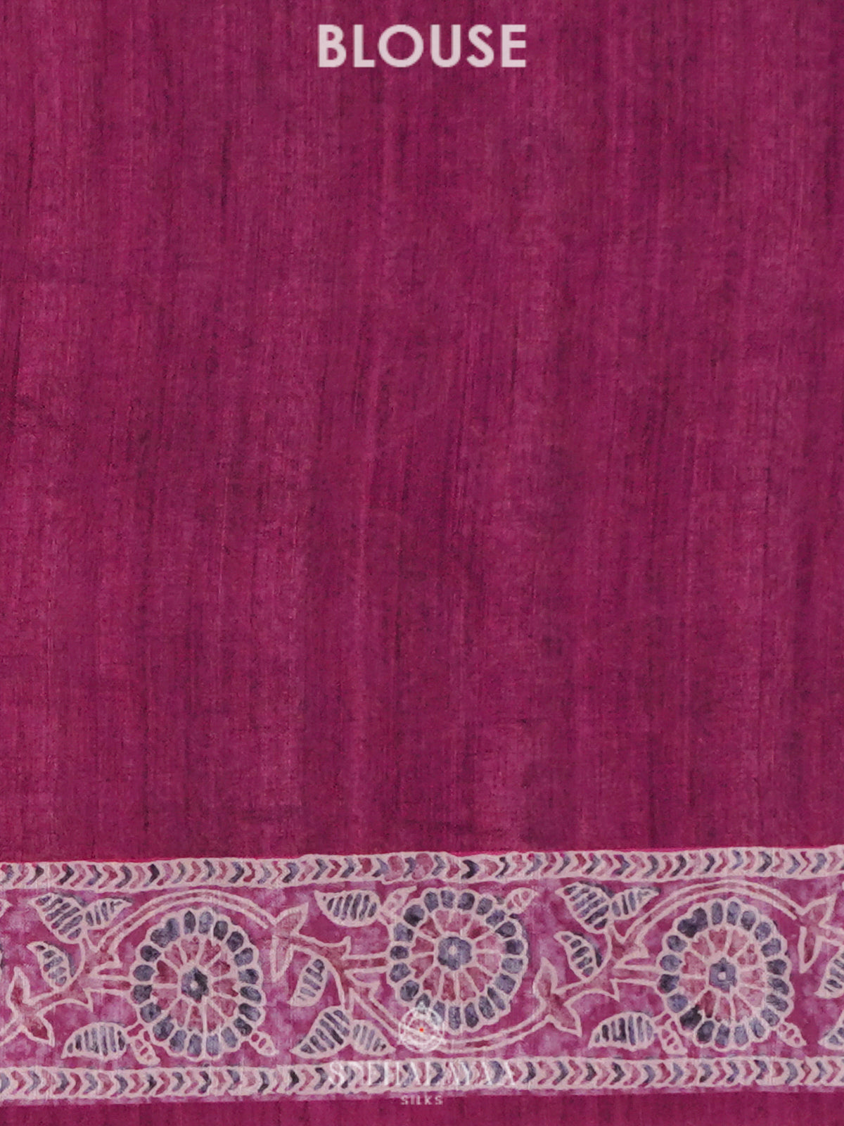 Rani Pink Tussar Saree