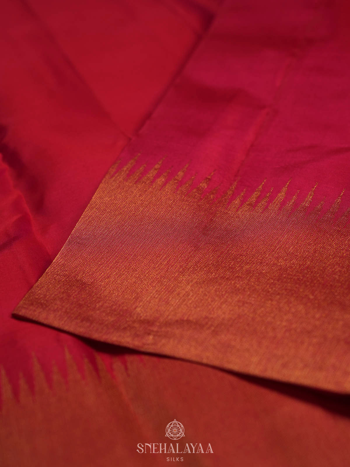 Rani Pink Kanjivaram silk saree