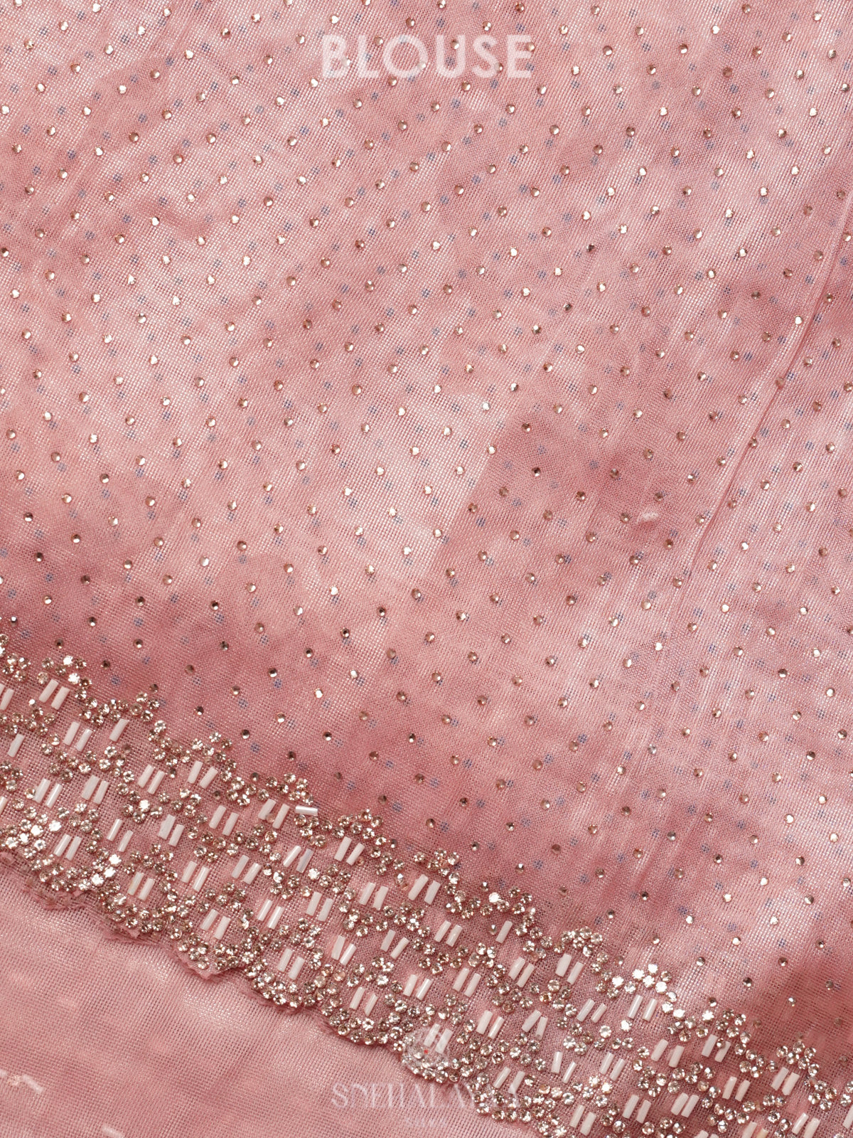 Pale Pink Designer Saree
