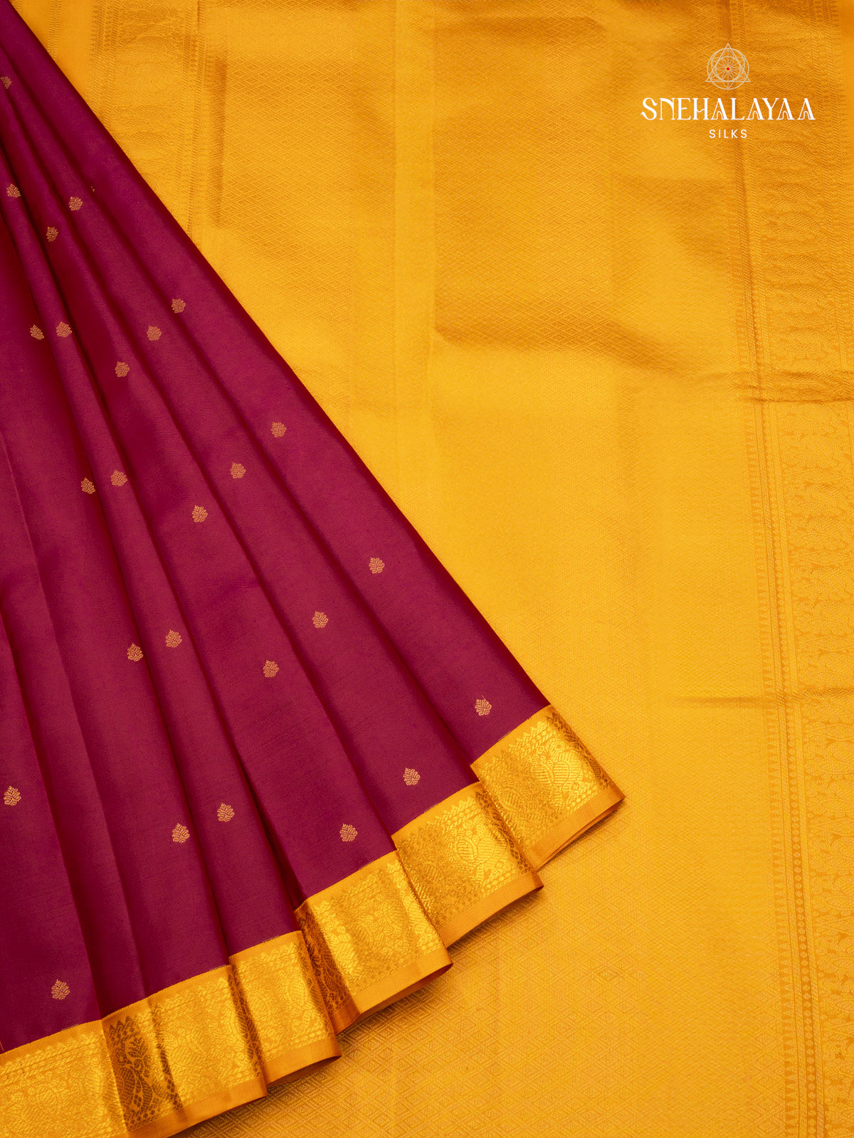 Maroon Kanjivaram Silk Saree