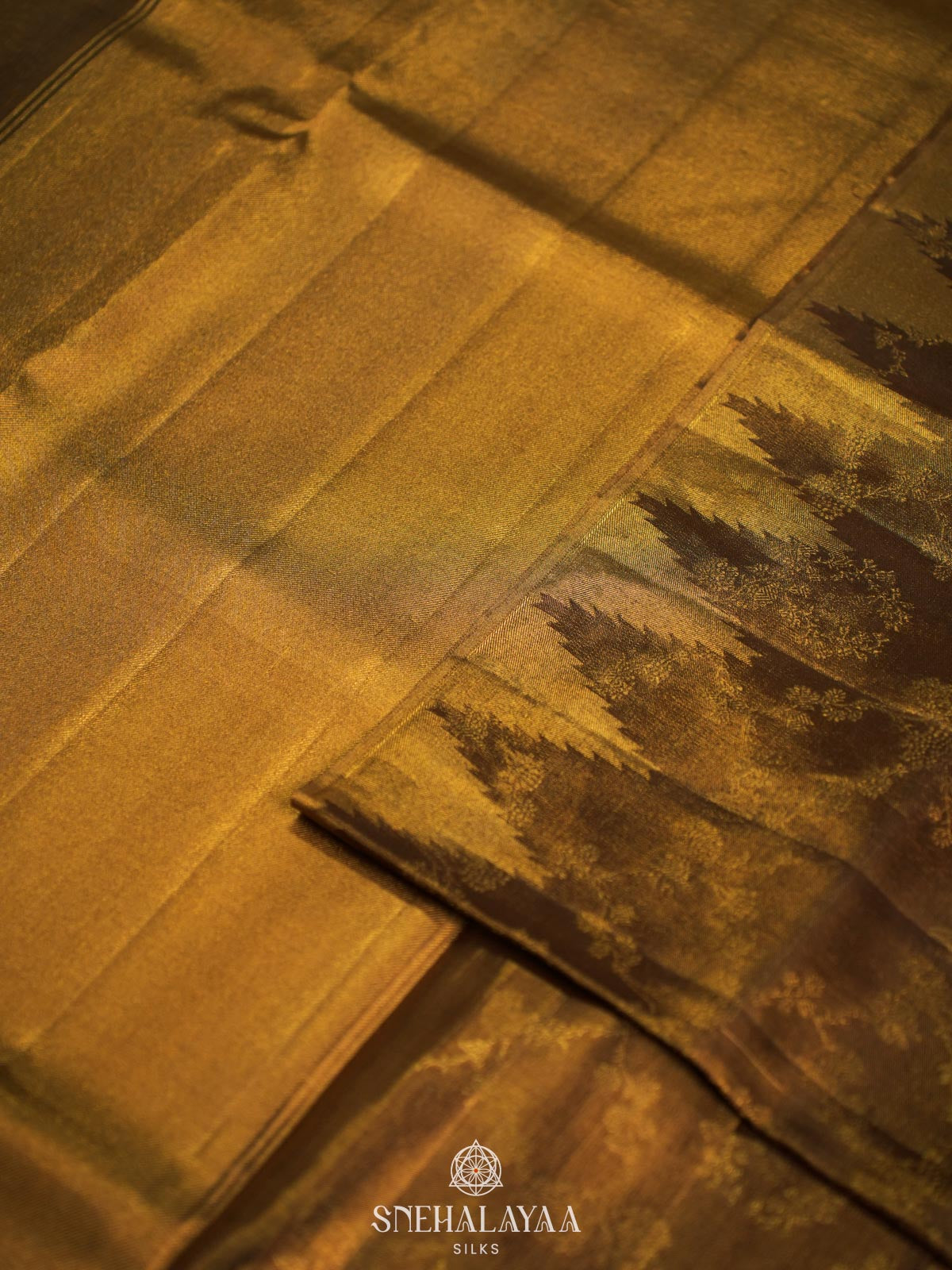 Bronze Kanjivaram Silk Saree