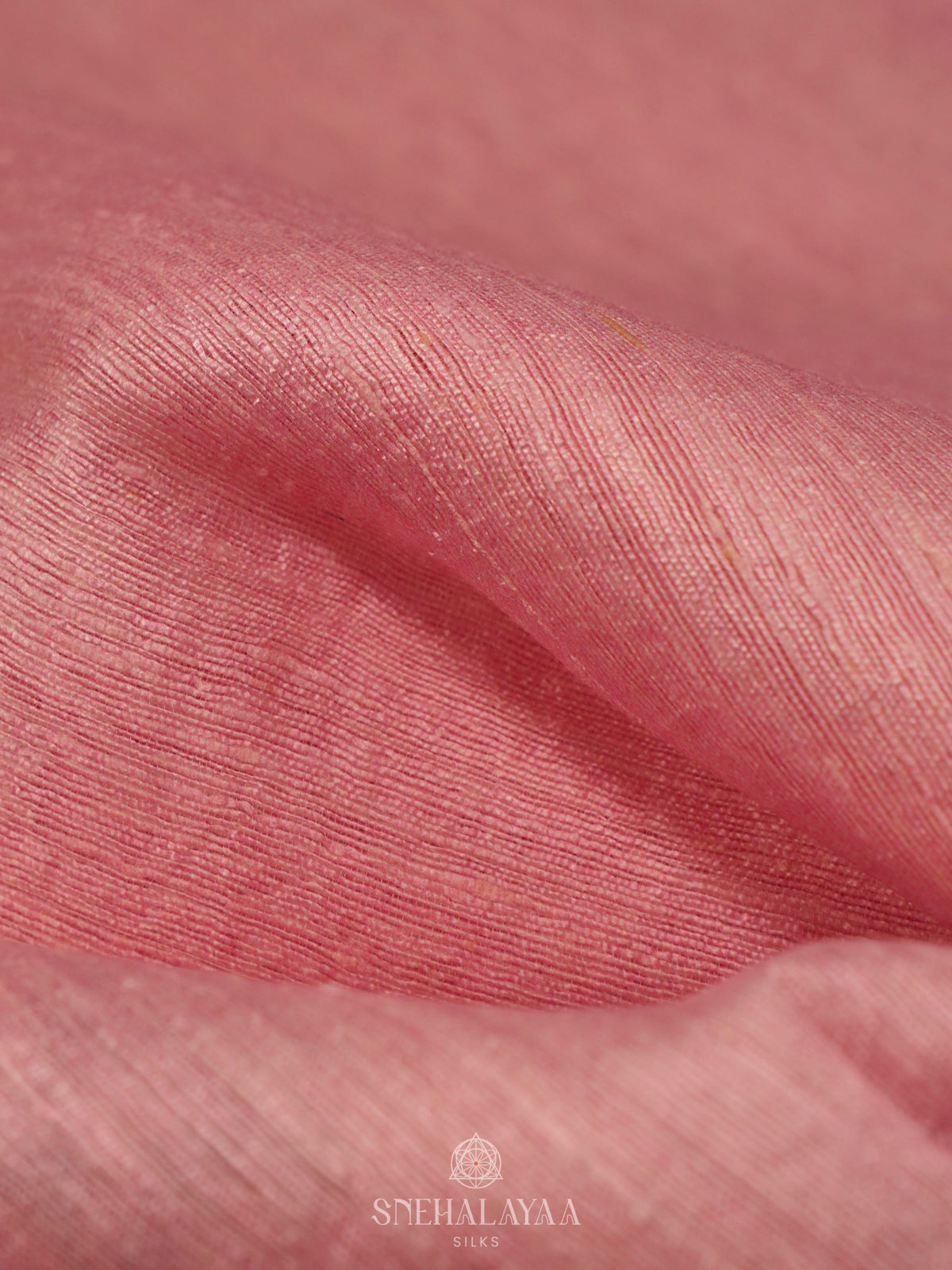 Pink Matka Jute Saree