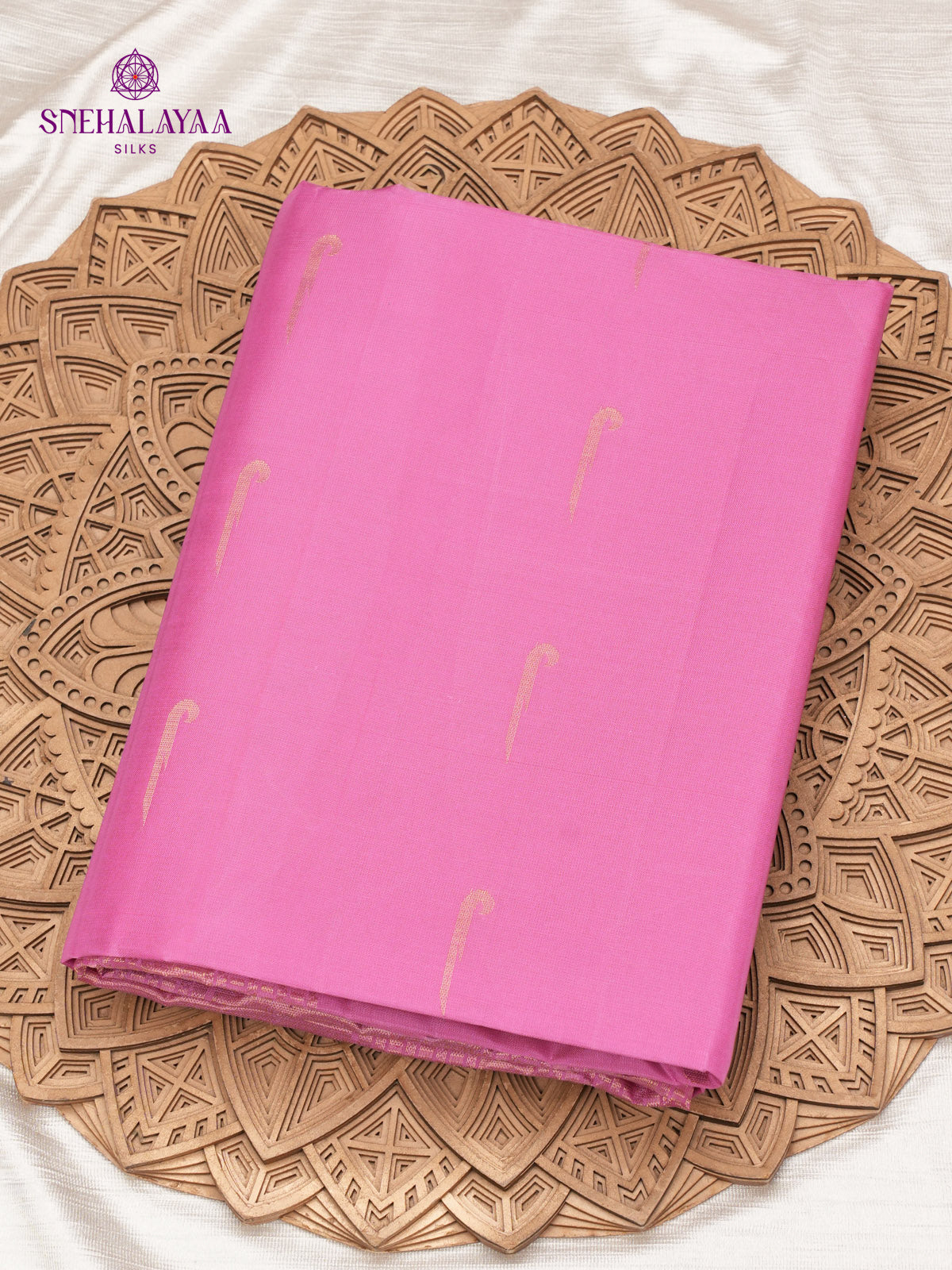 Pink Kanjivarm Soft Silk Saree