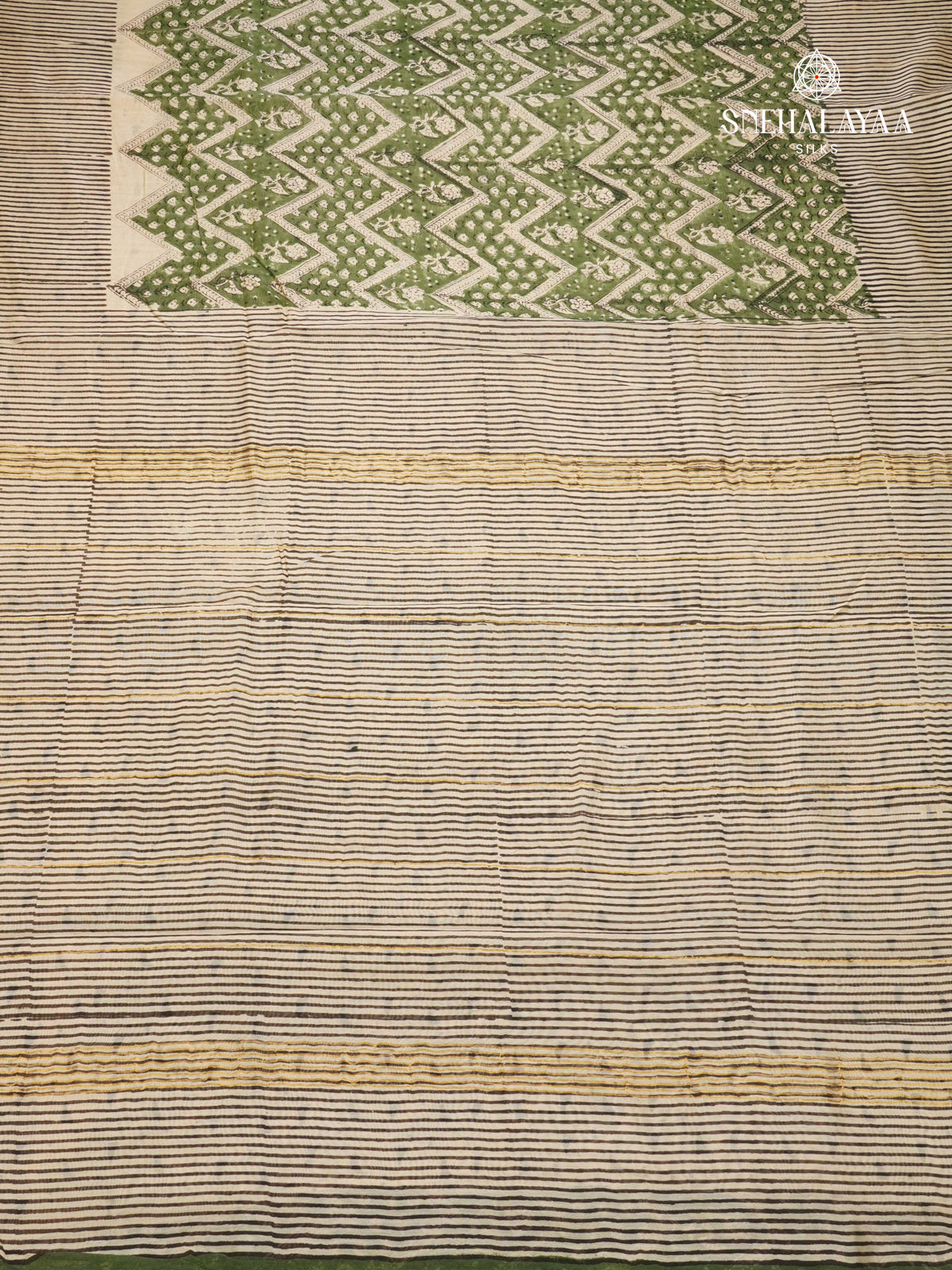 Pastel Green Chanderi Saree