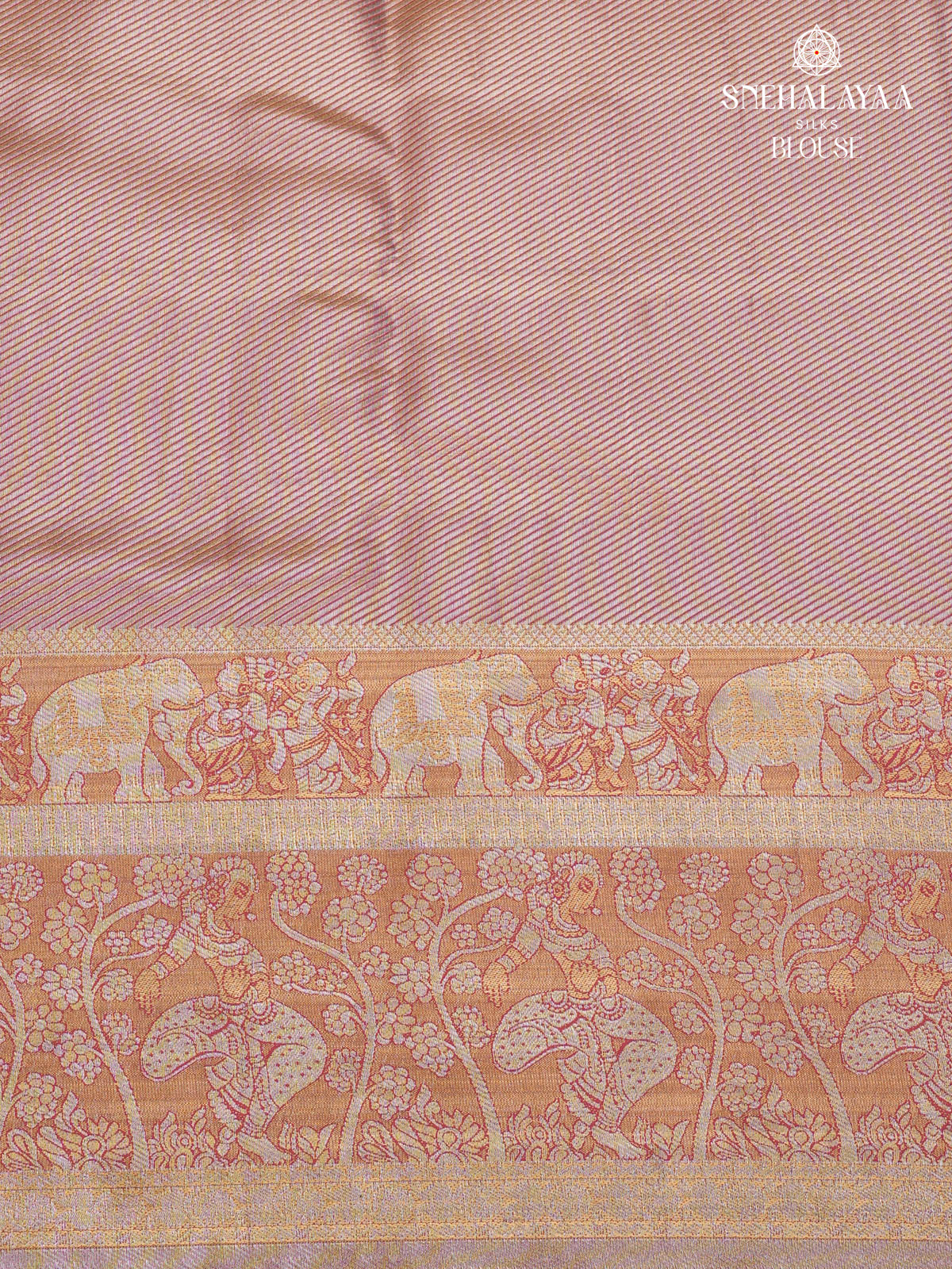 Golden Art Silk Saree