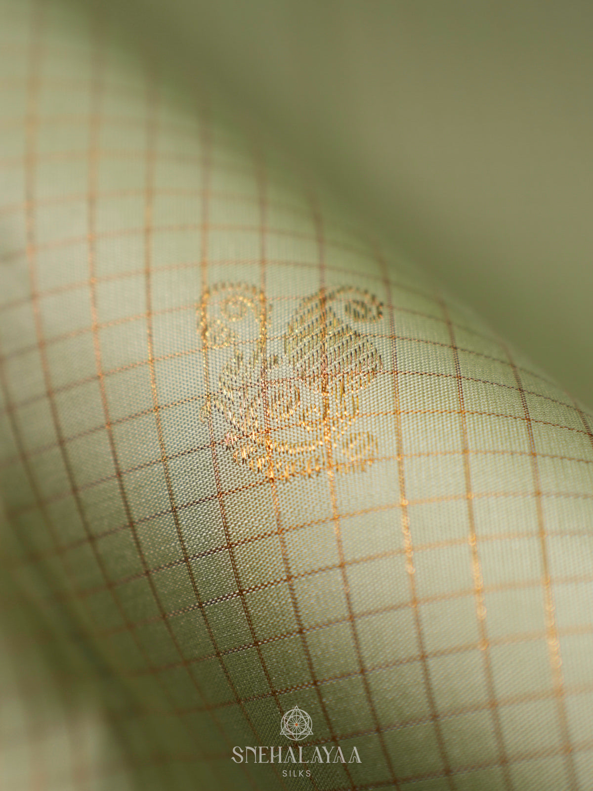 Pale Green Kanjivaram Silk Saree