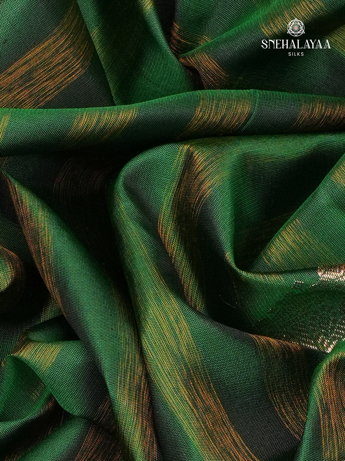 Emerald Green Kanjivaram Silk Saree