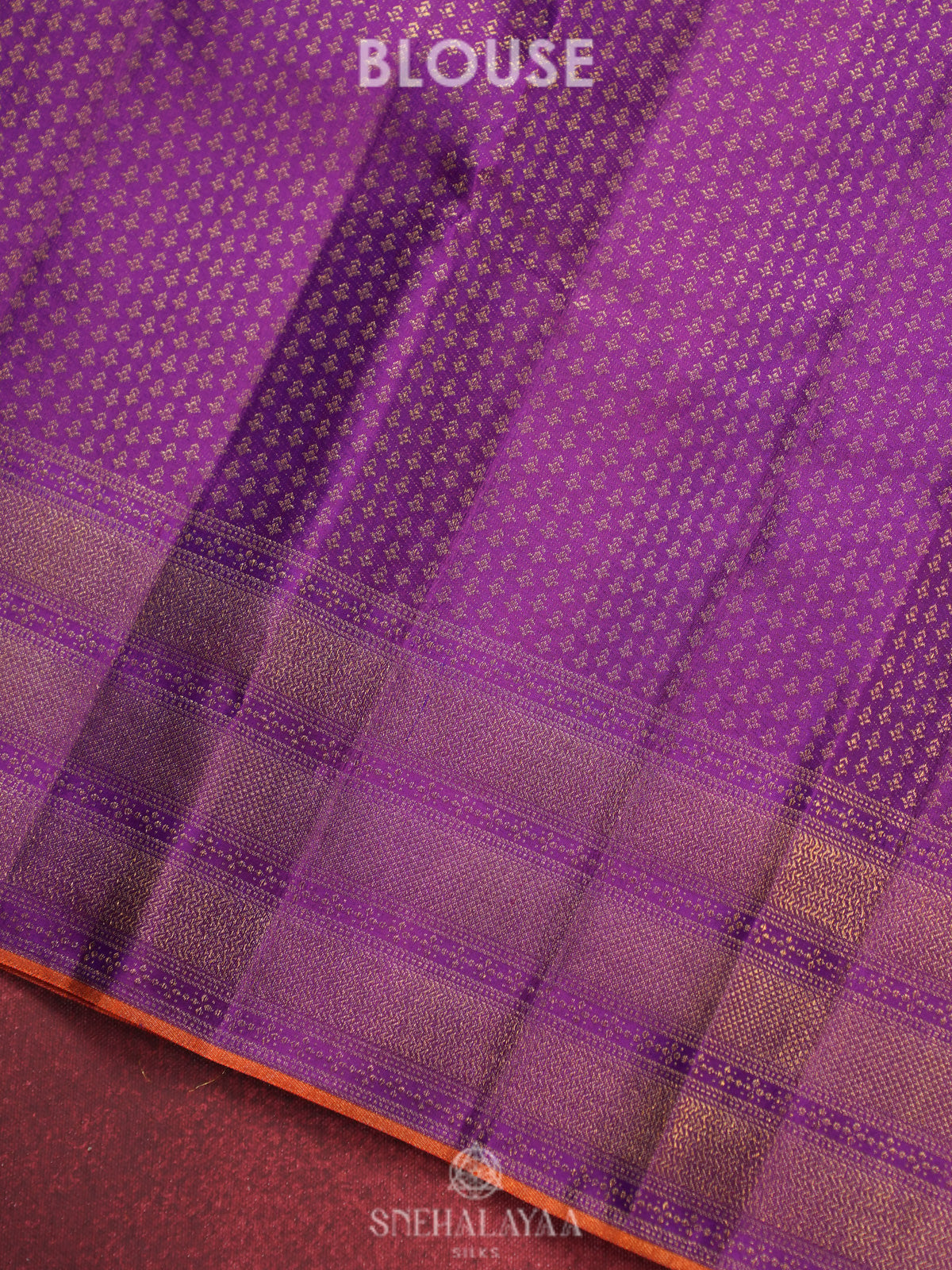 Purple Kanjivaram Silk Saree