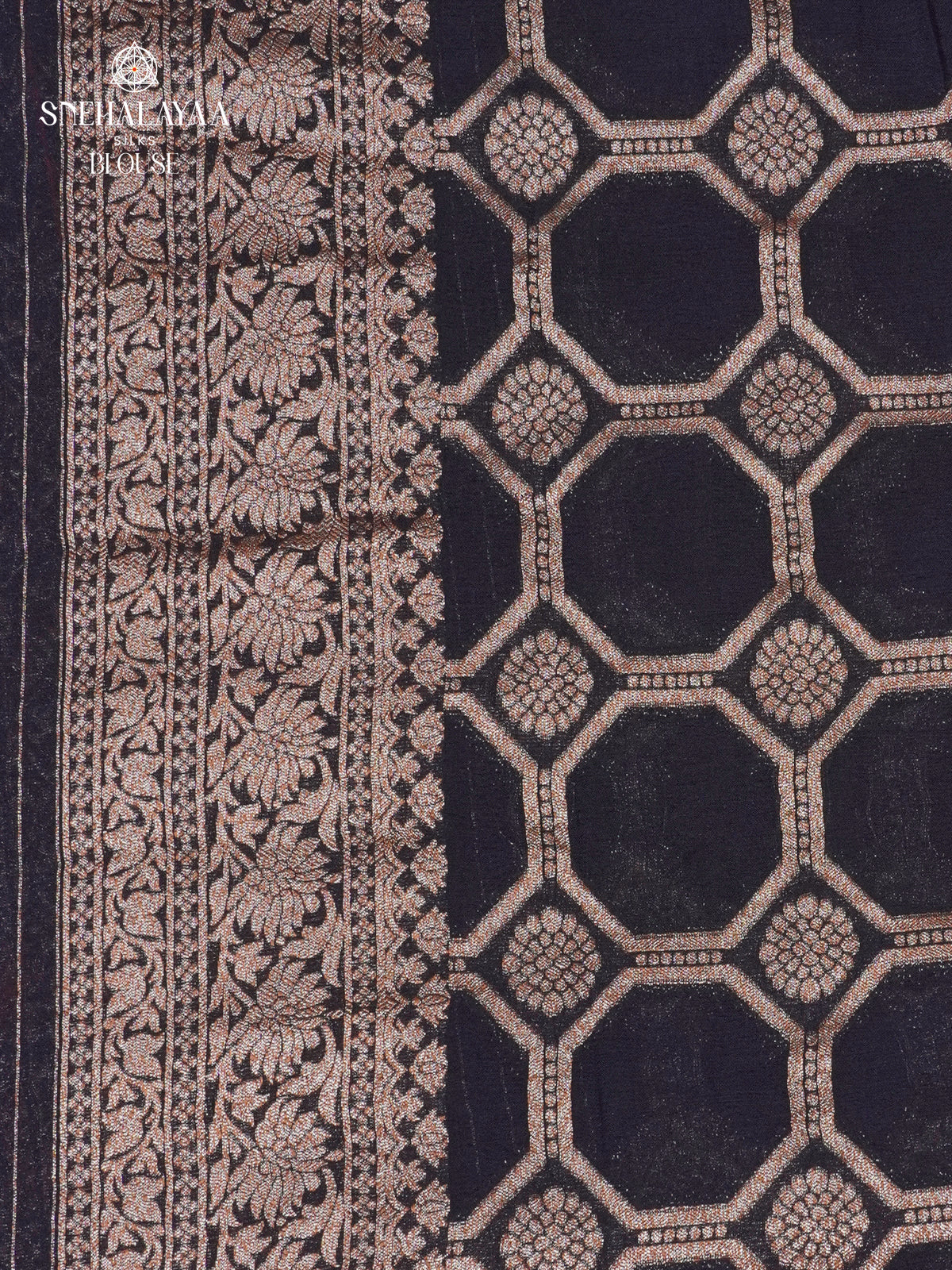 Rust Orange Crepe Silk Saree