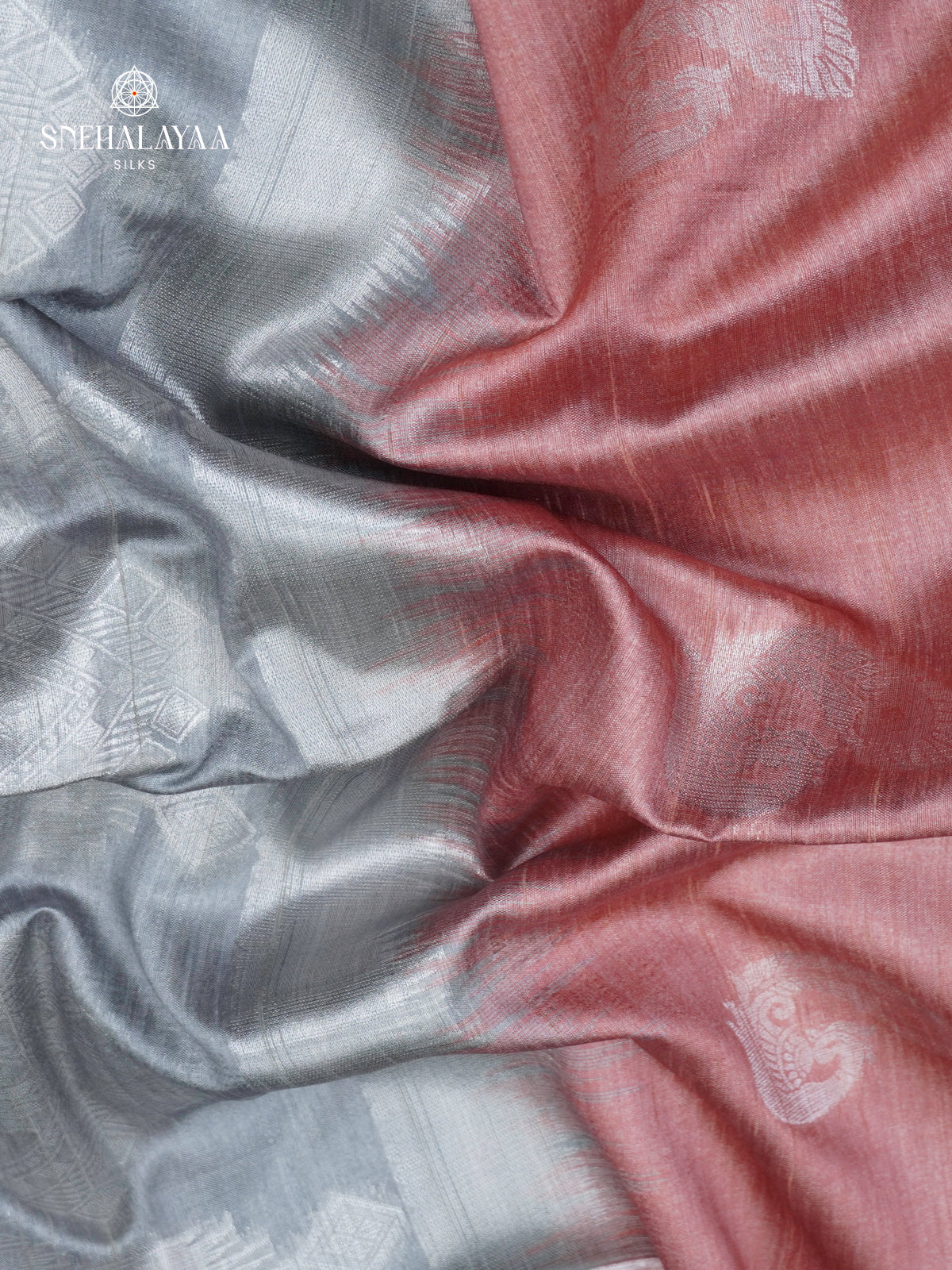 Pale Pink Jute Saree