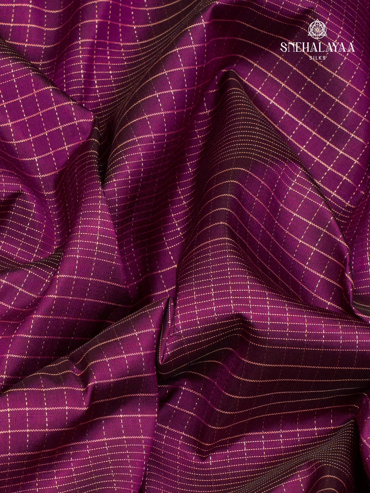 Grape Kanjivaram Silk Saree