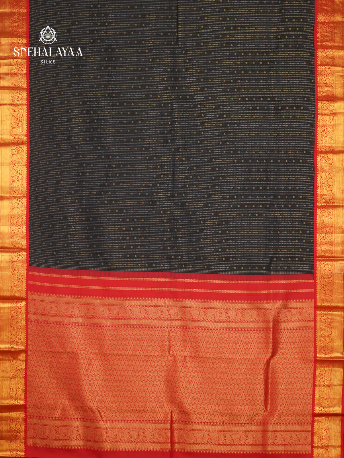 Black Kanjivaram Silk Saree