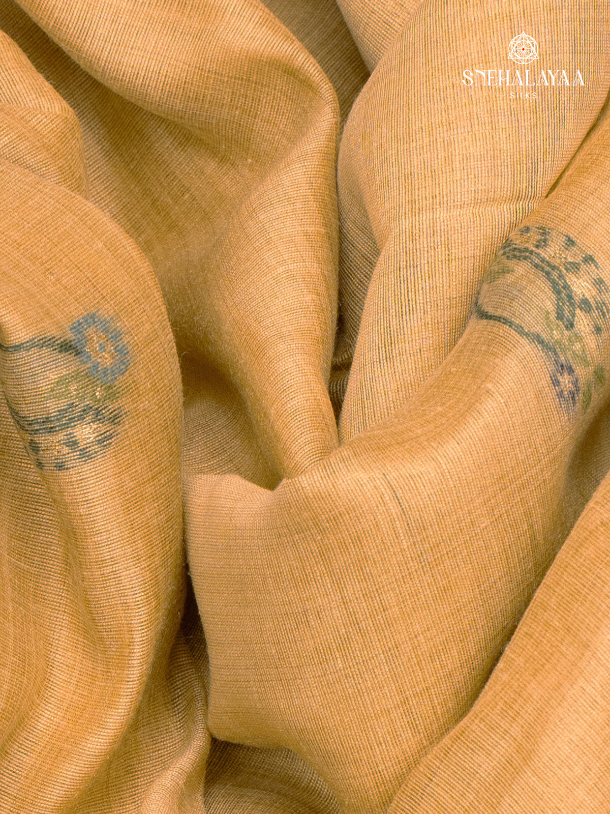 Yellow Munga Cotton Saree