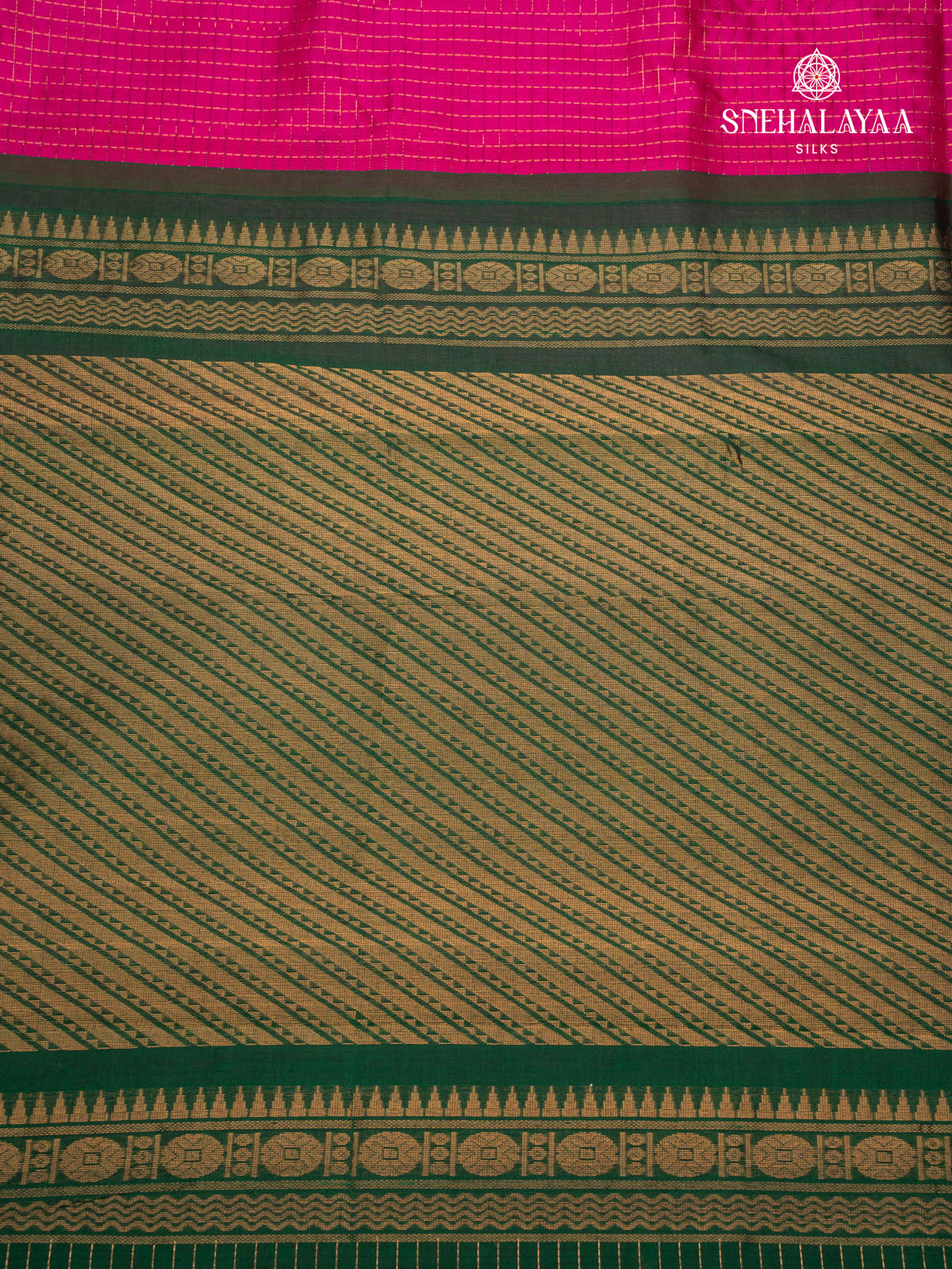 Rani Pink Kanchi Silk Cotton Saree