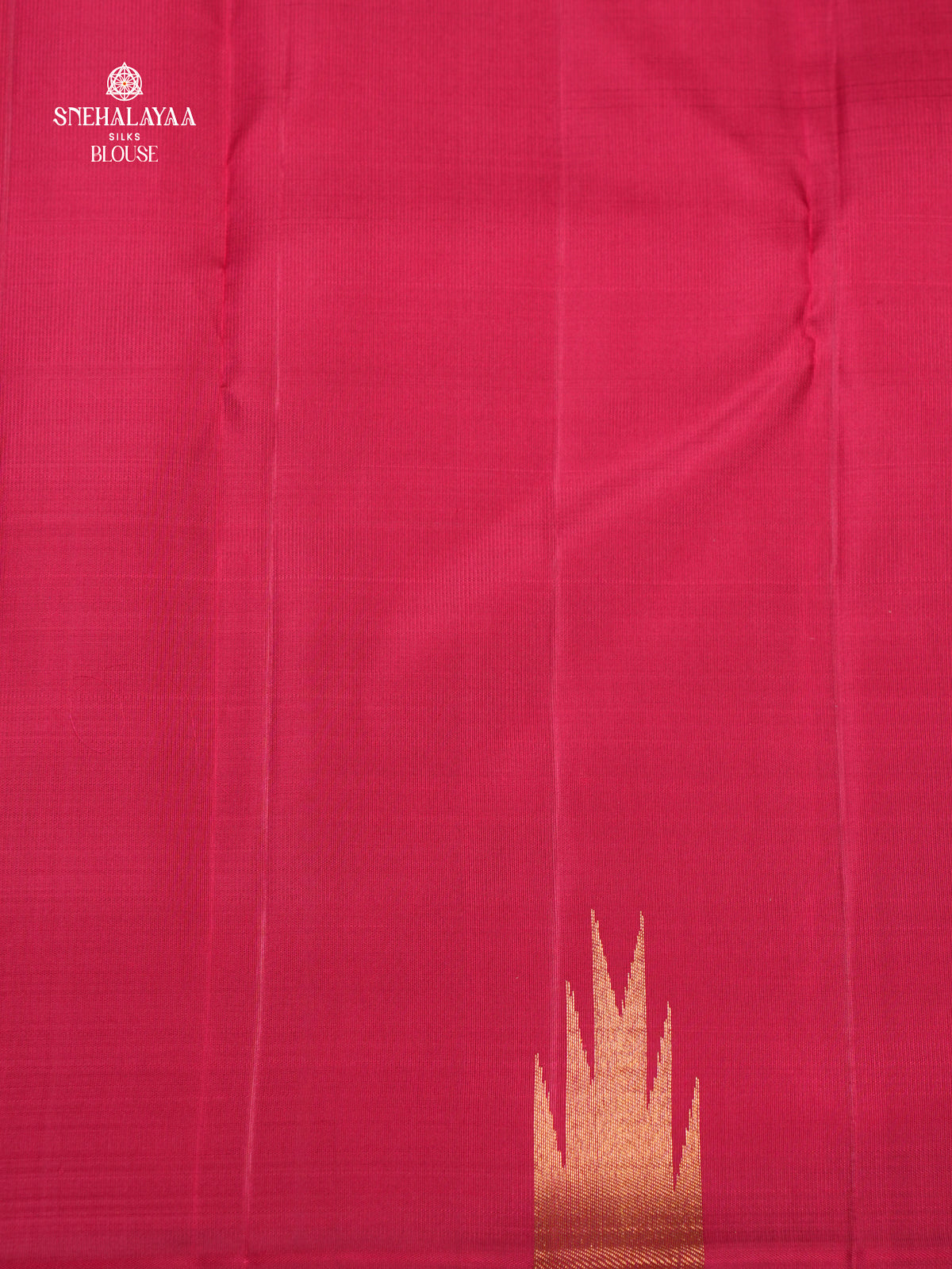 Rani Pink Kanjivaram Silk Saree
