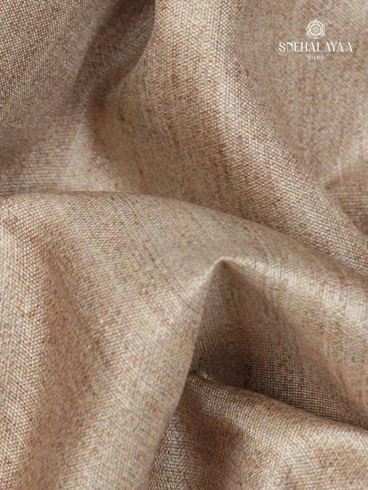 Beige With Navy Blue Border Madhubani Saree