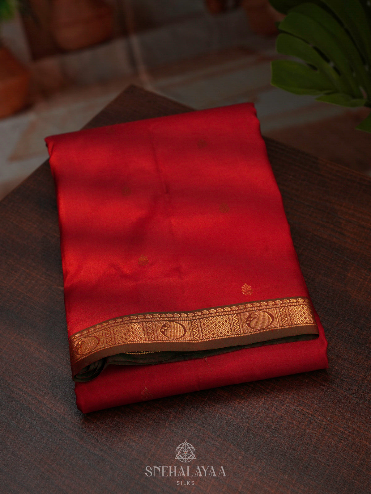 Red Kanjivaram Silk Saree