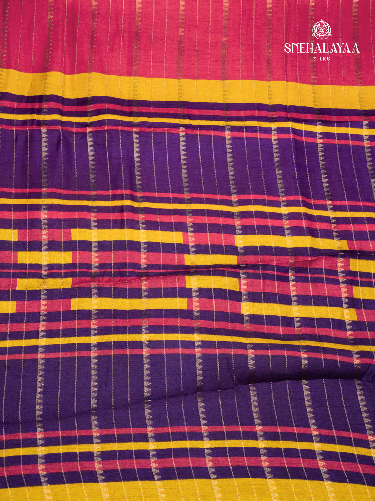 Rani Pink Dola Silk Saree