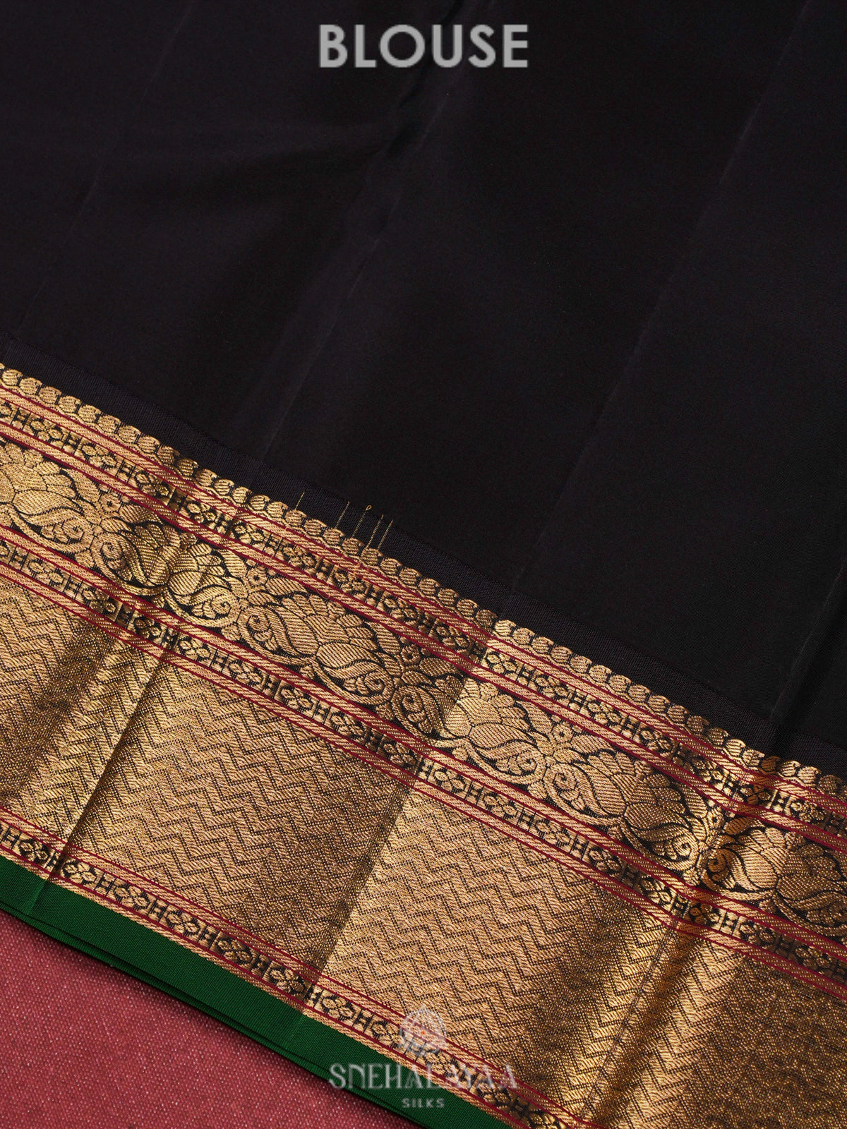 Tomato Red Kanjivaram Silk Saree