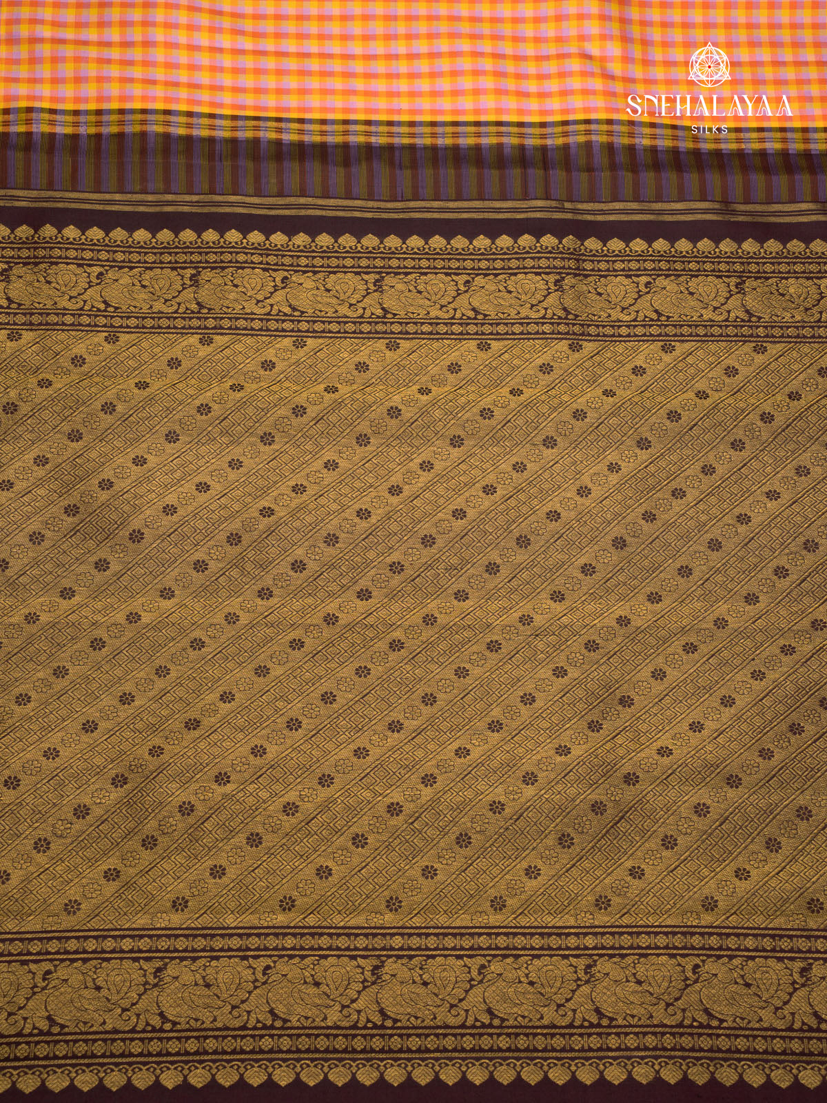 Multi Colour Kanjivaram Silk Saree