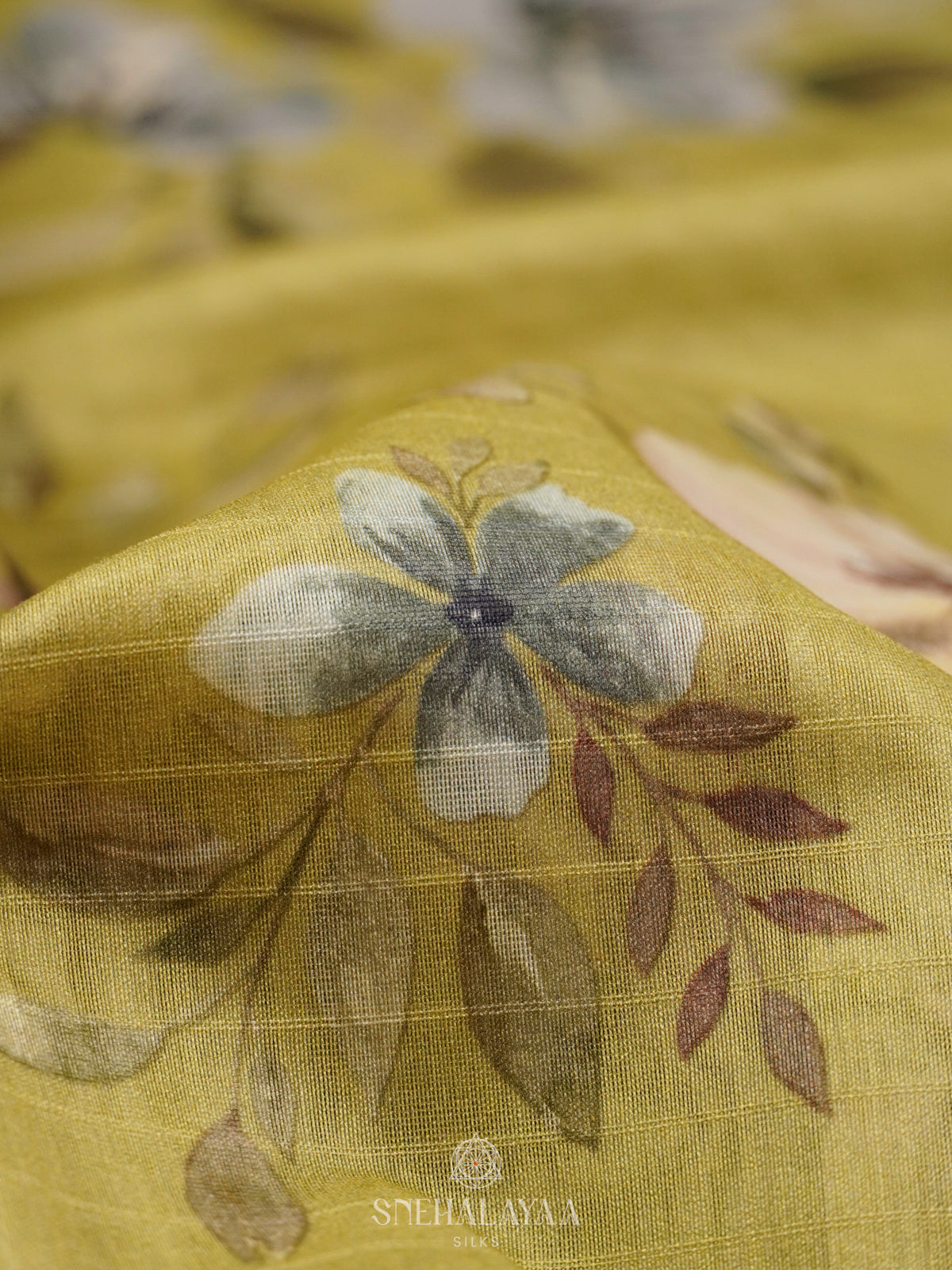 Pale Green Chanderi Saree