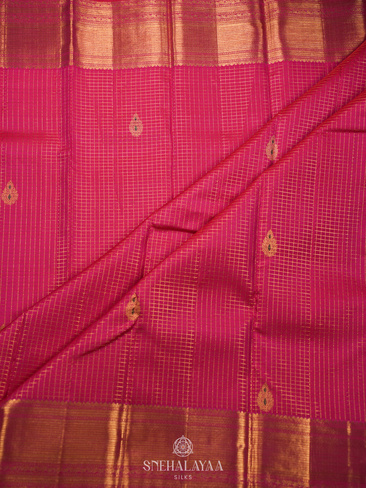 Pink Kanjivaram Silk Saree