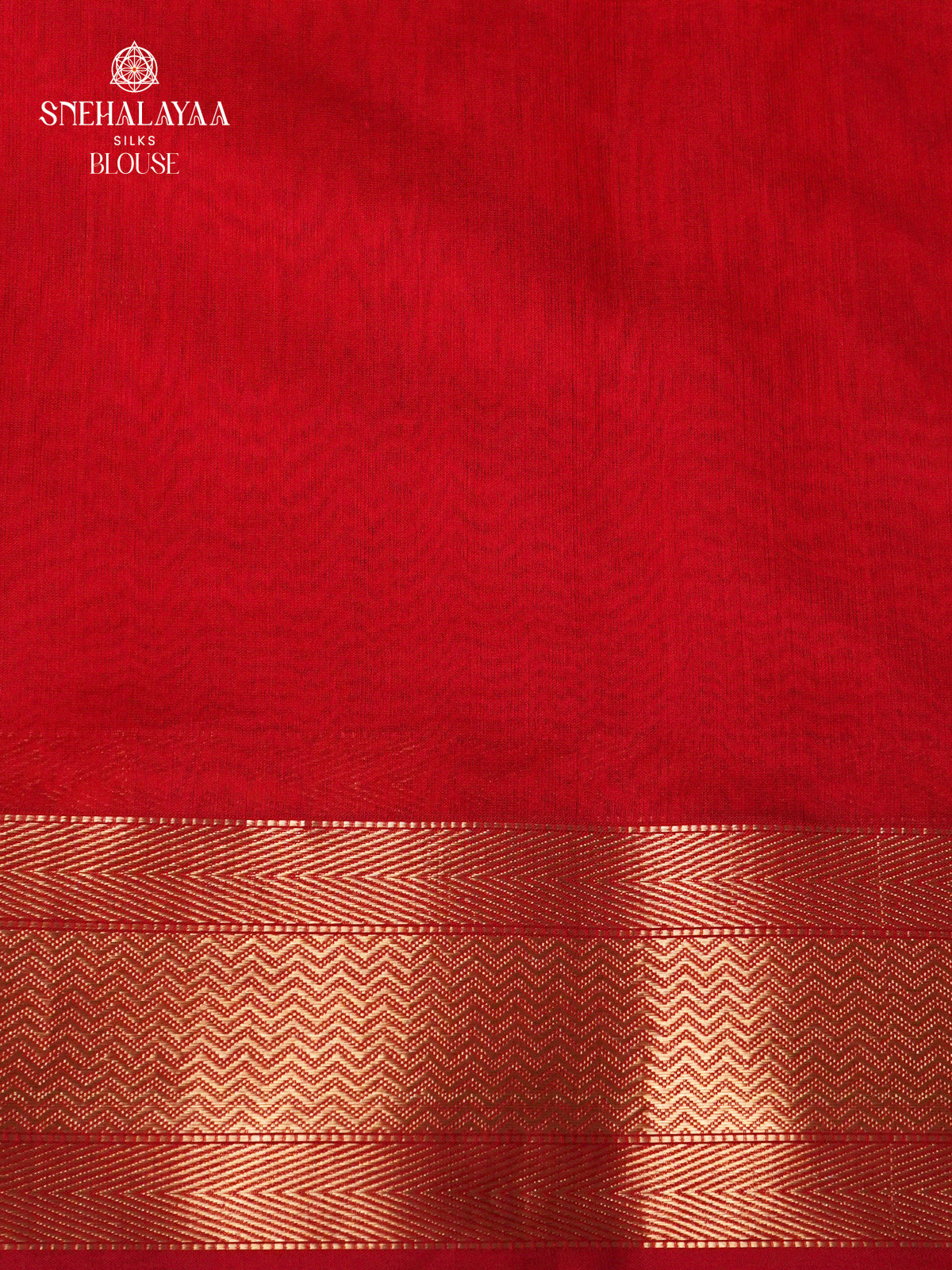 Red Maheshwari Silk Cotton Saree