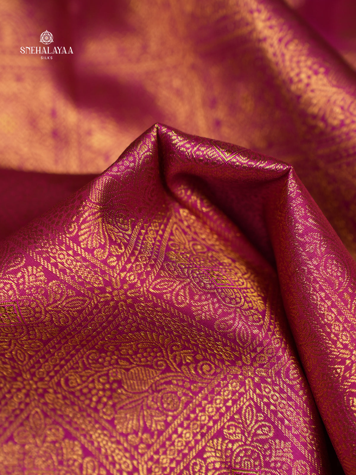 Pink Kanjivaram Silk Saree