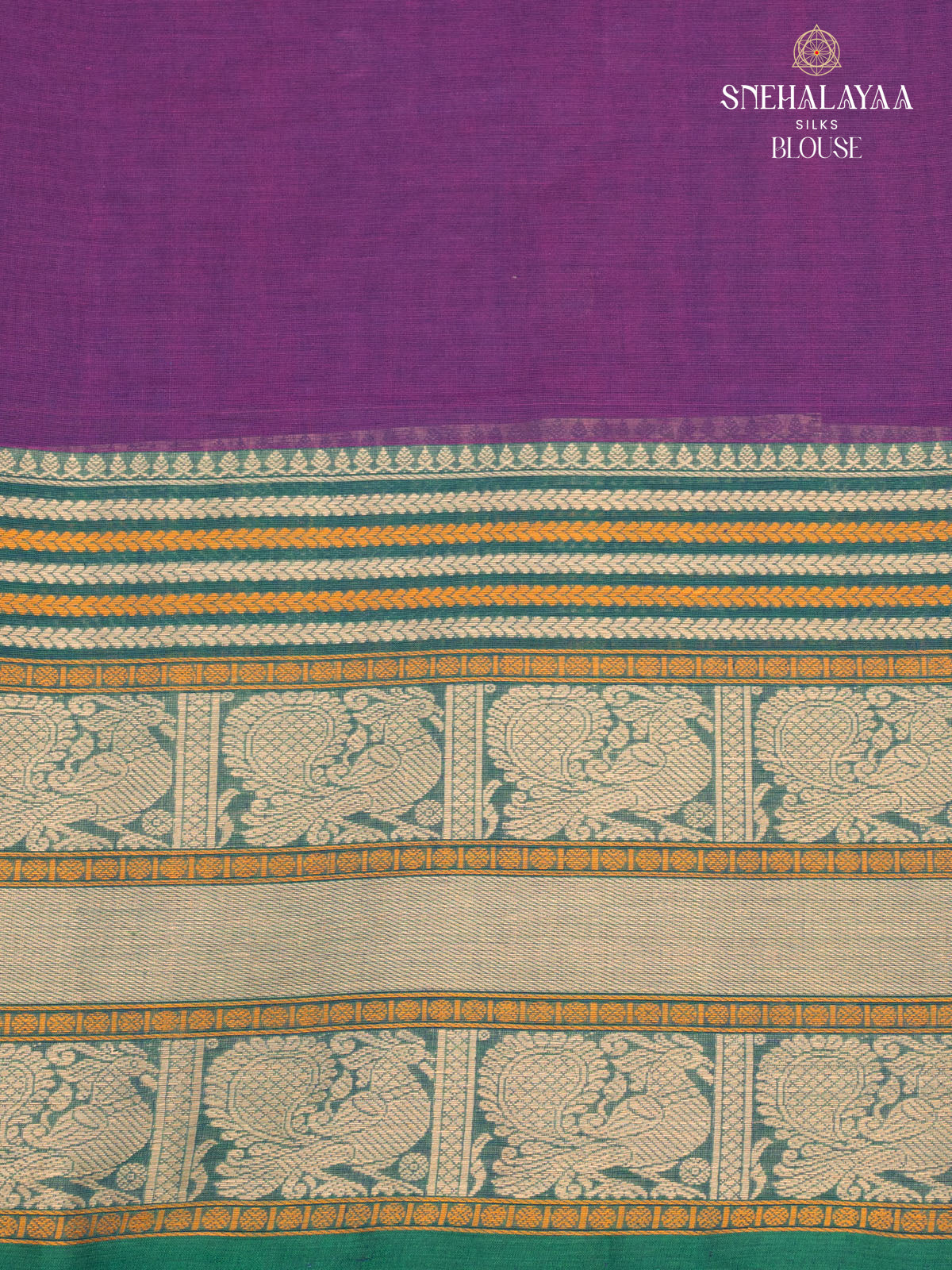 Violet Kanchi Cotton Saree