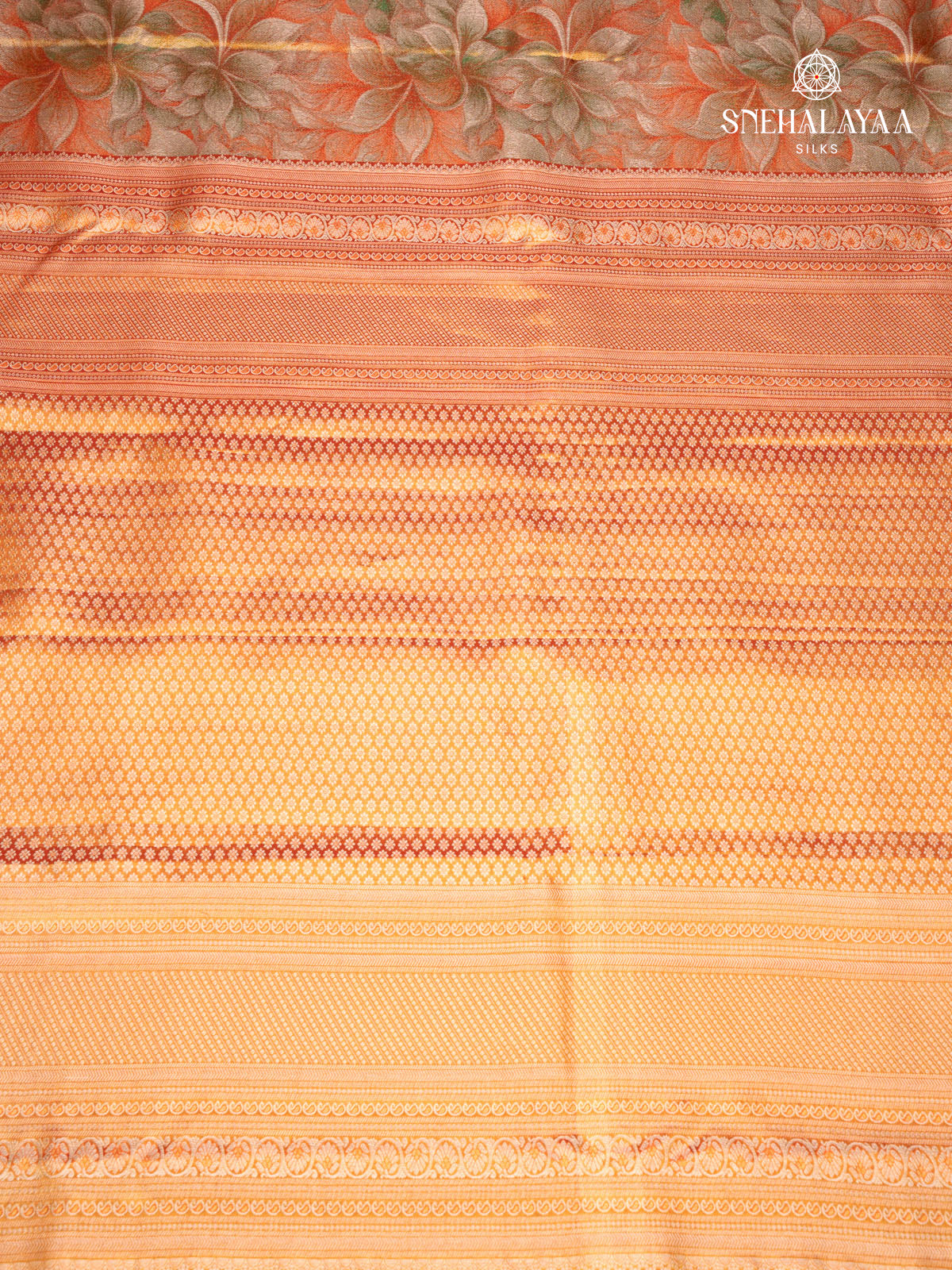 Peach Kanjivaram Silk Saree