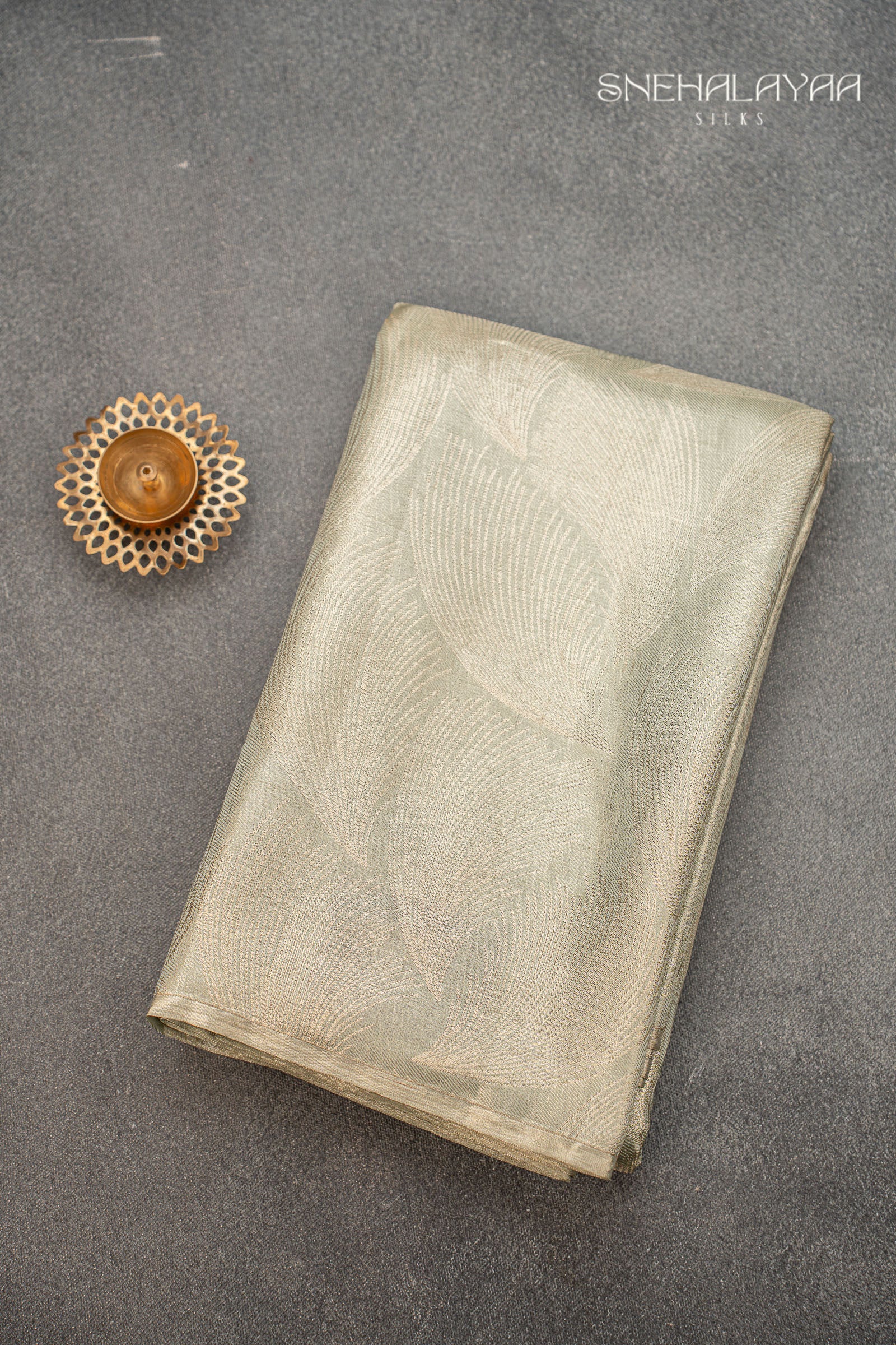 Pistachio Green Kancheevaram Silk Saree