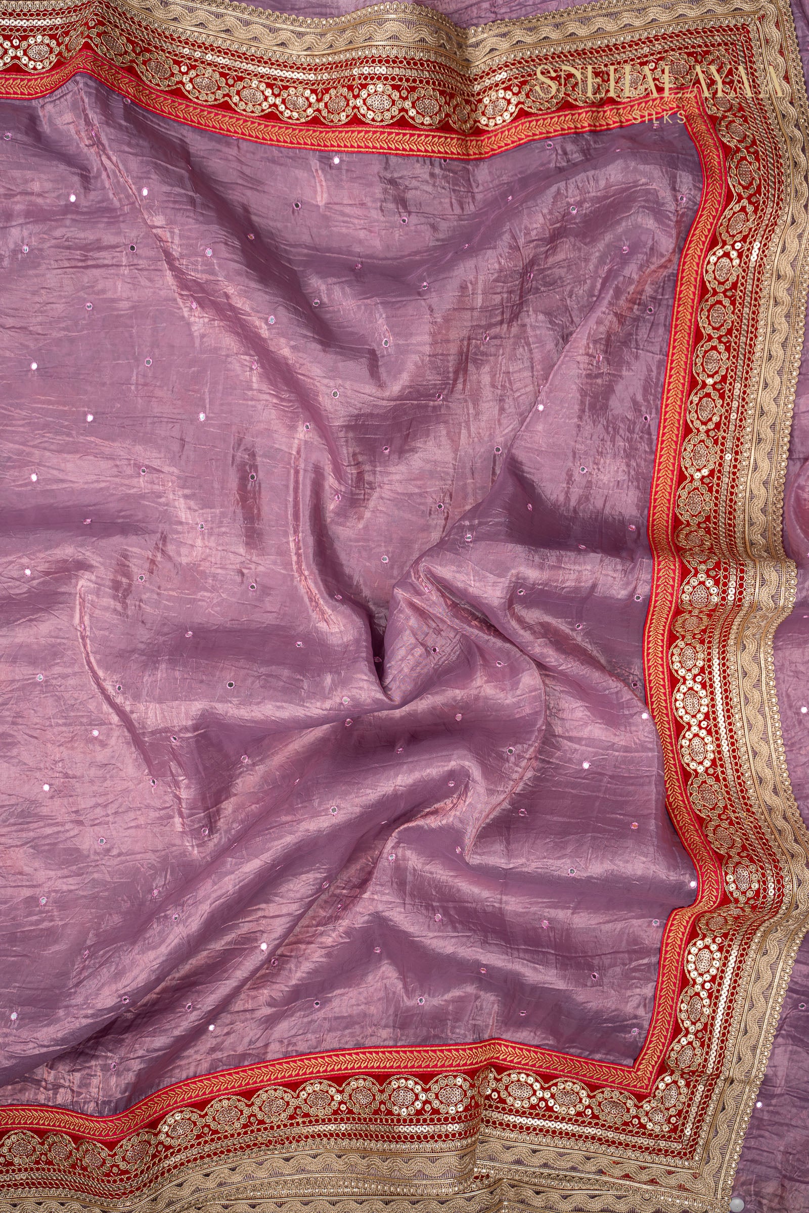 Lavender Designer Saree