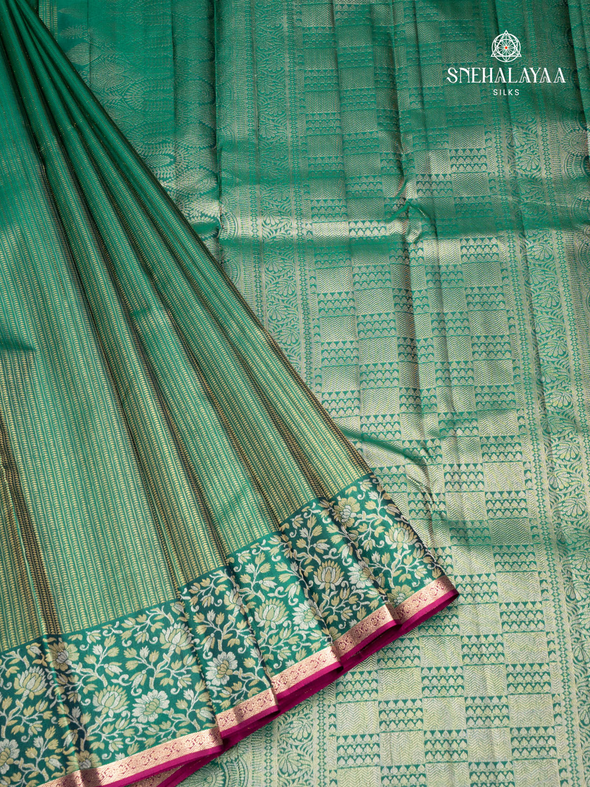 Green Kanjivaram Silk Saree