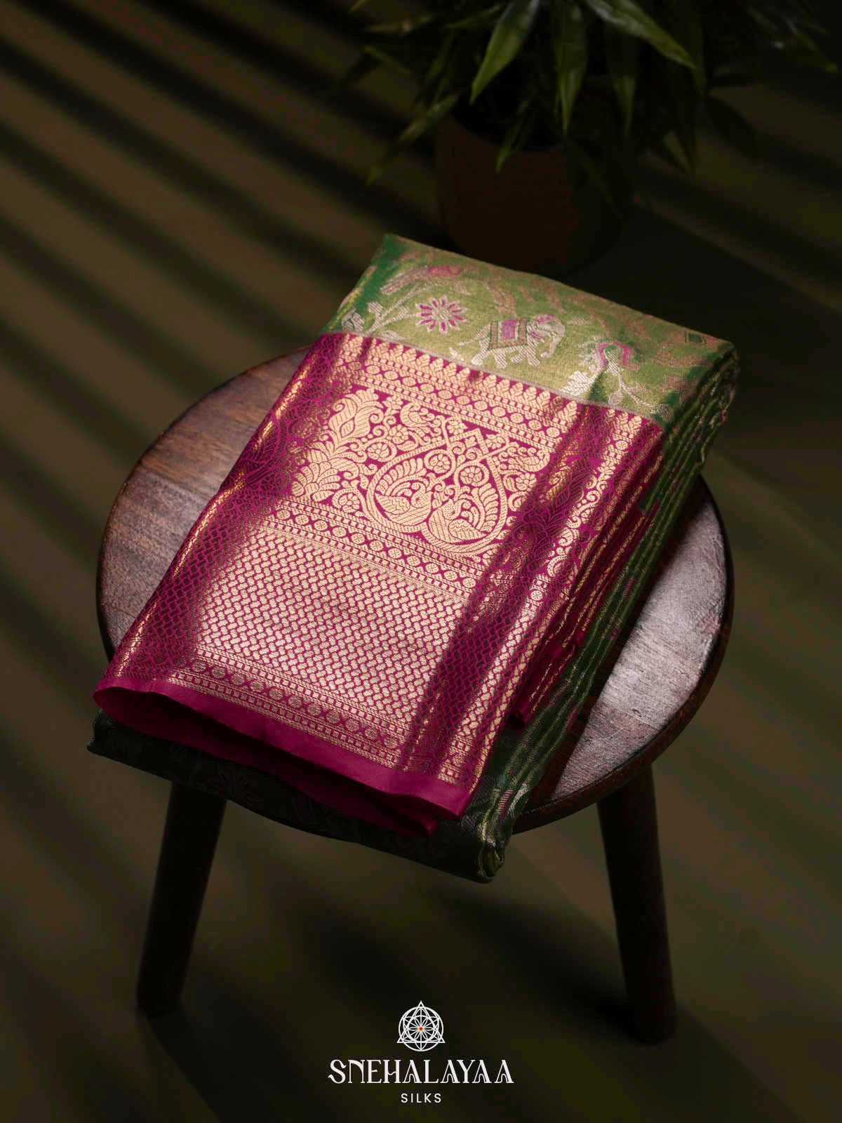 Green Art Silk Saree