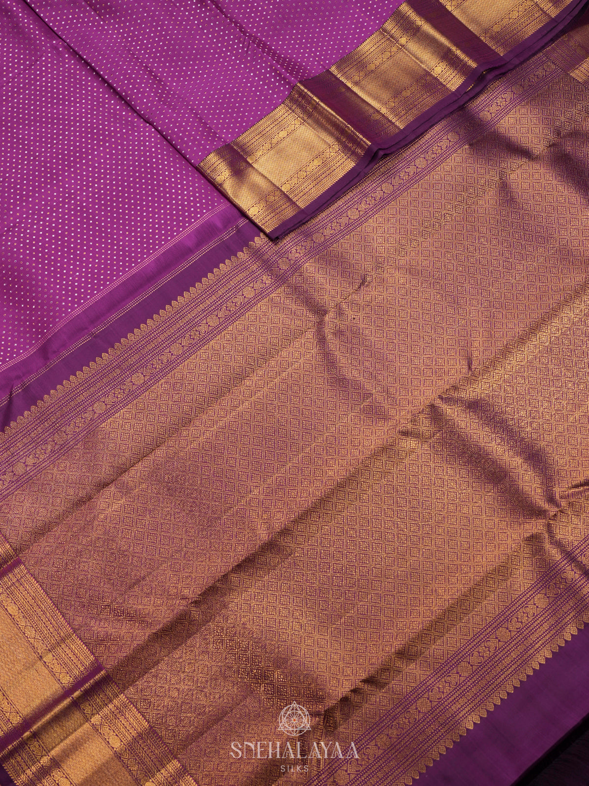 Magenta Kanjivaram Silk Saree